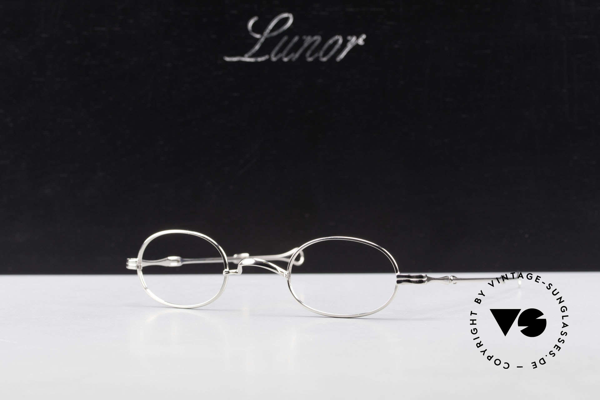 Glasses Lunor Telescopic Extendable Oval Eyeglasses