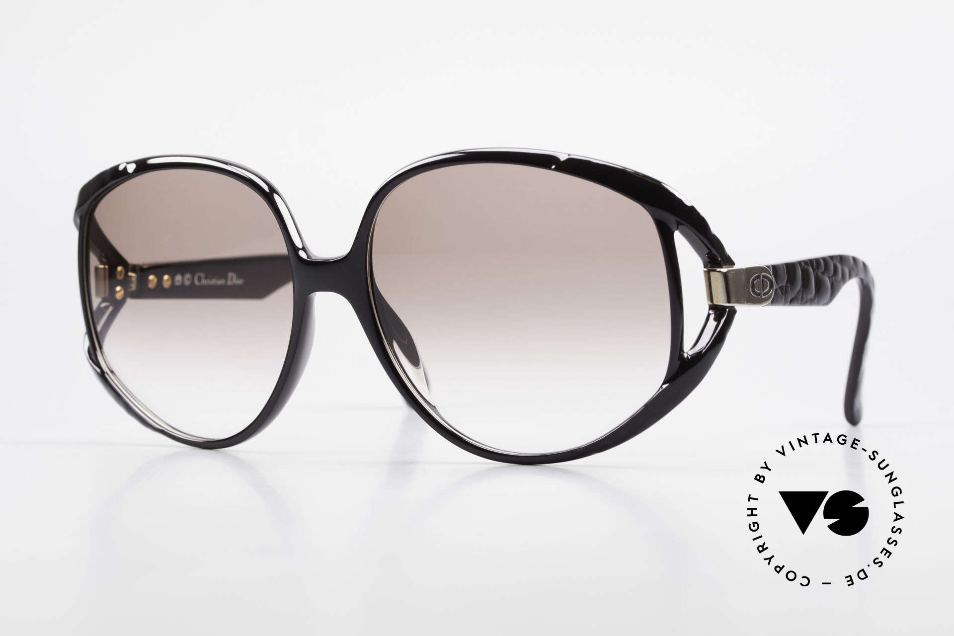 Sunglasses Christian Dior 2320 Rare 80's Ladies XL Sunglasses