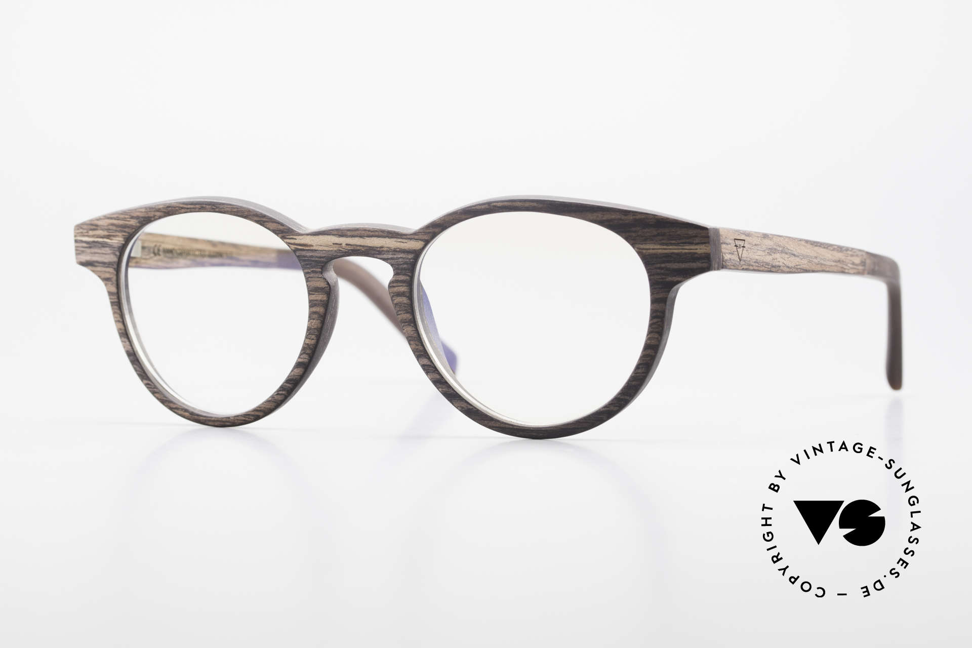 Kerbholz Friedrich Panto Wood Glasses Kingwood, WOOD panto glasses by Kerbholz, made in Germany, Made for Men and Women