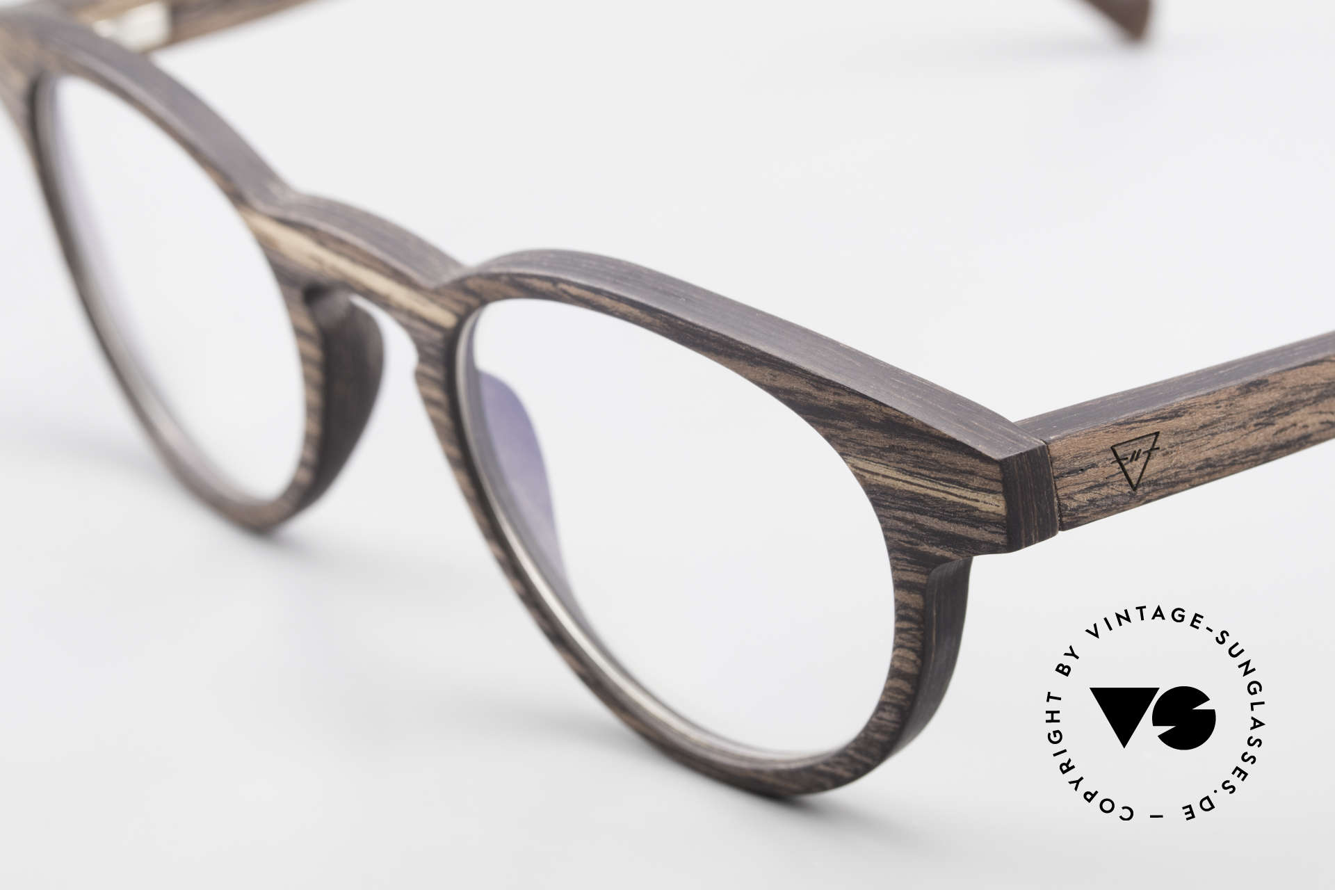 Kerbholz Friedrich Panto Wood Glasses Kingwood, a unique rarity (pure natural material, handmade), Made for Men and Women
