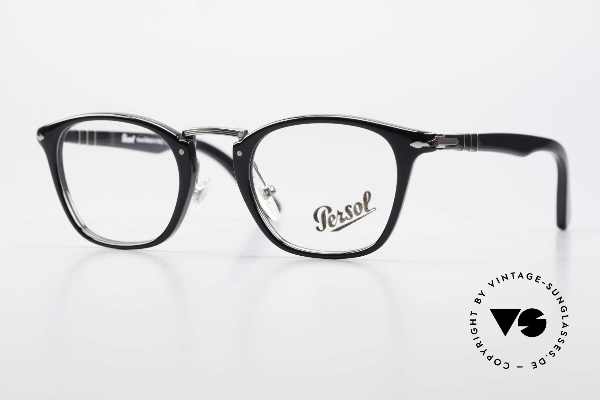 Persol 3109 Typewriter Edition Eyewear, very elegant Persol eyeglass-frame from Italy, Made for Men and Women