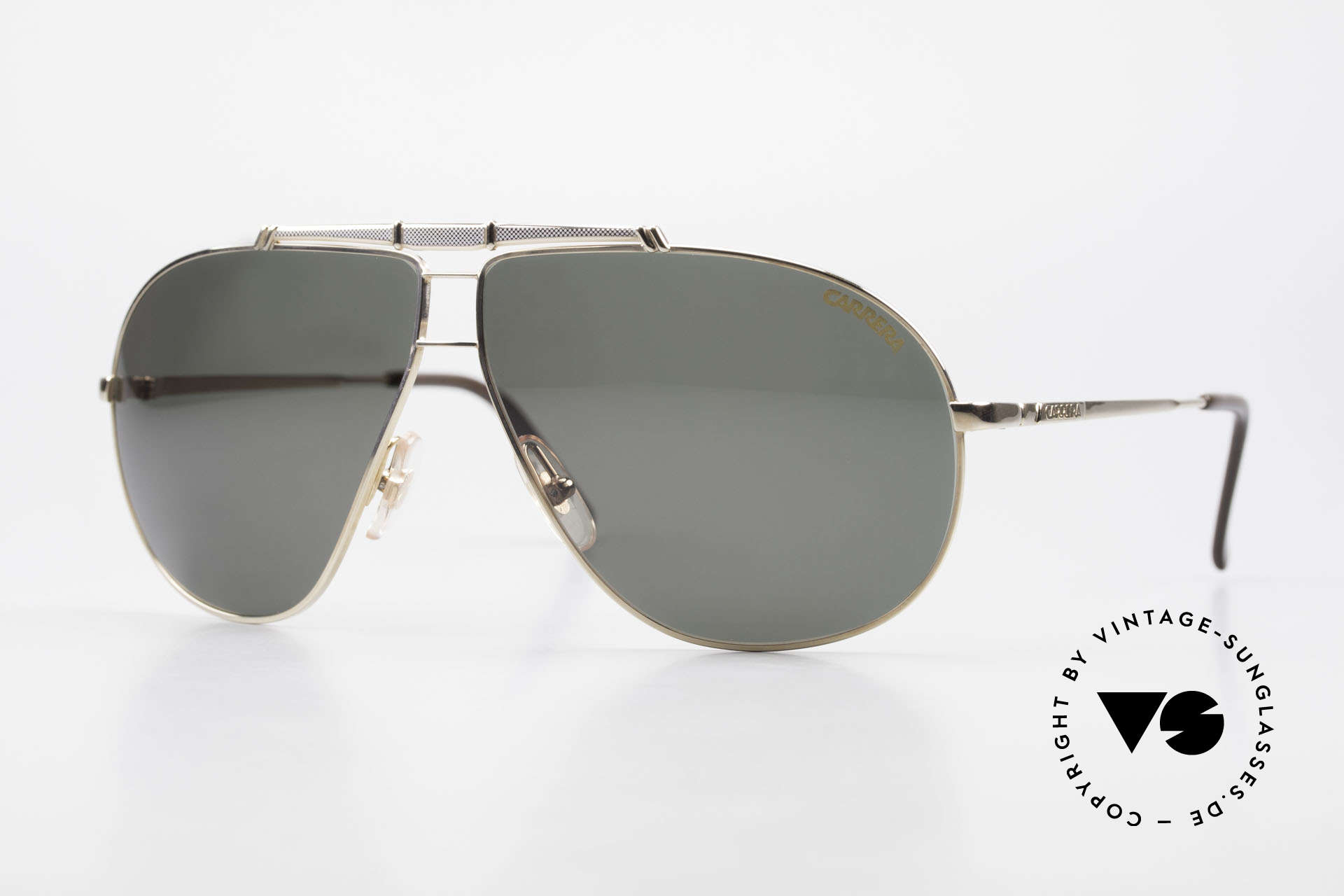 Carrera 5401 Large Aviator Shades Extra Lenses, Carrera shades of the Carrera Collection from 1989/90, Made for Men