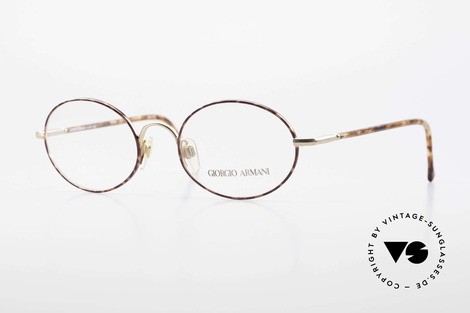 Giorgio Armani 189 Classic Oval Designer Frame, timeless Giorgio Armani designer eyeglasses; 50/19, Made for Men