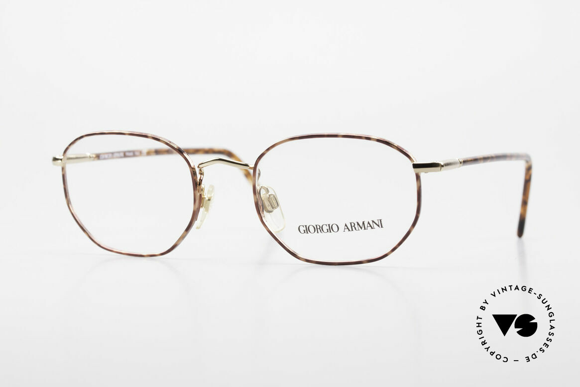 Giorgio Armani 187 Classic 90's Men's Eyeglasses, timeless vintage Giorgio Armani designer eyeglasses, Made for Men