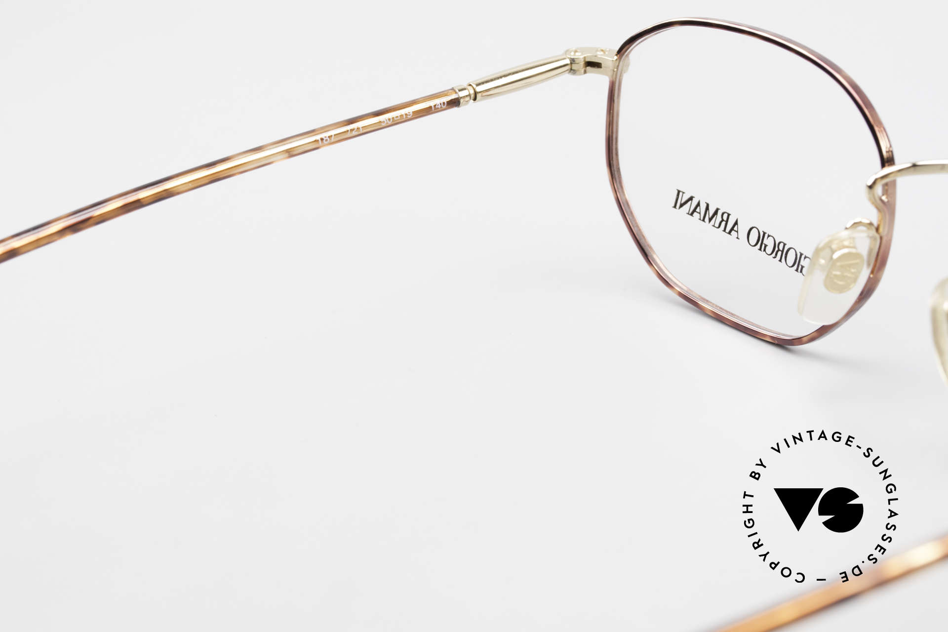 Giorgio Armani 187 Classic 90's Men's Eyeglasses, DEMO lenses can be replaced with optical (sun)lenses, Made for Men