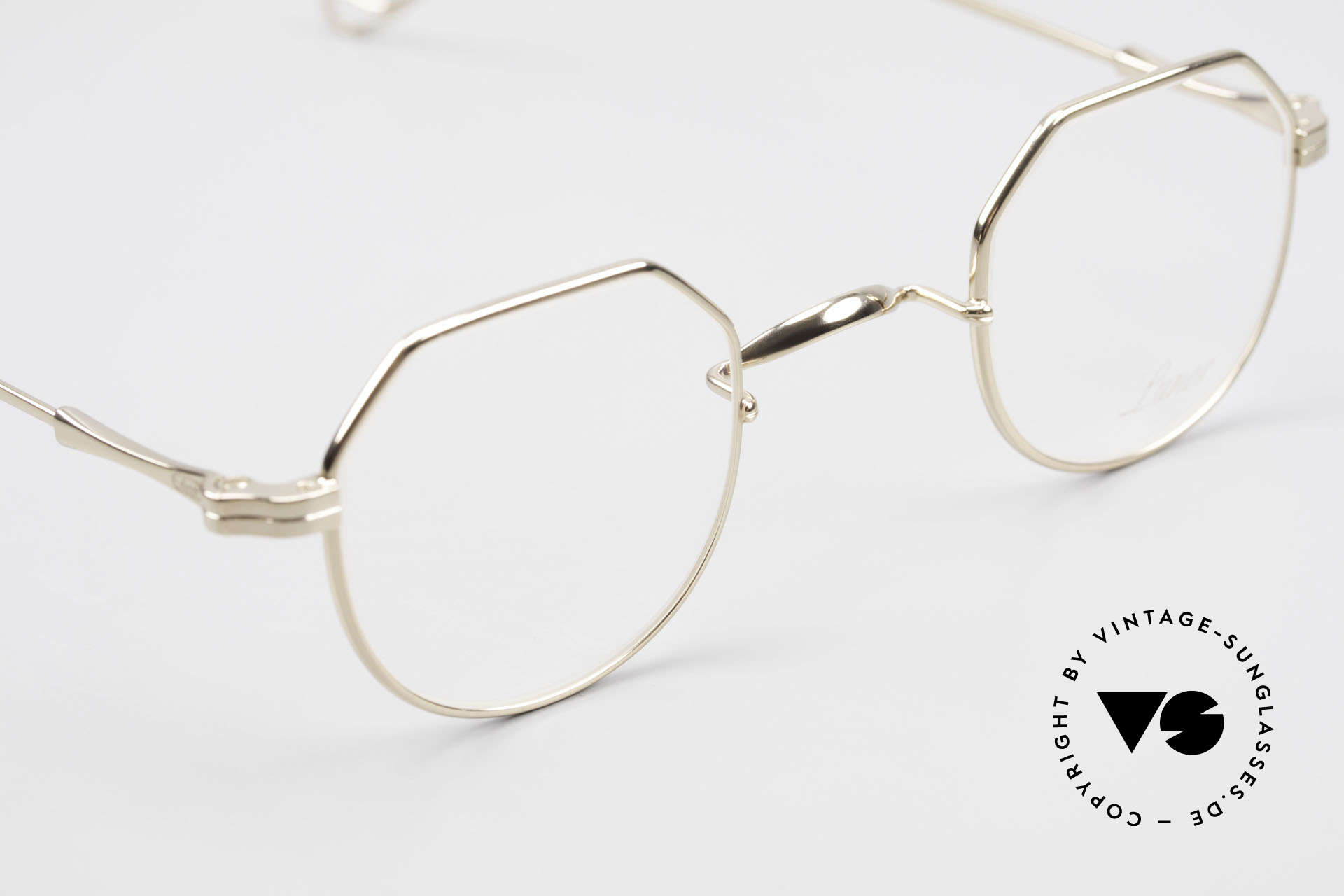 Glasses Lunor II 18 Hybrid Panto Frame Gold Plated