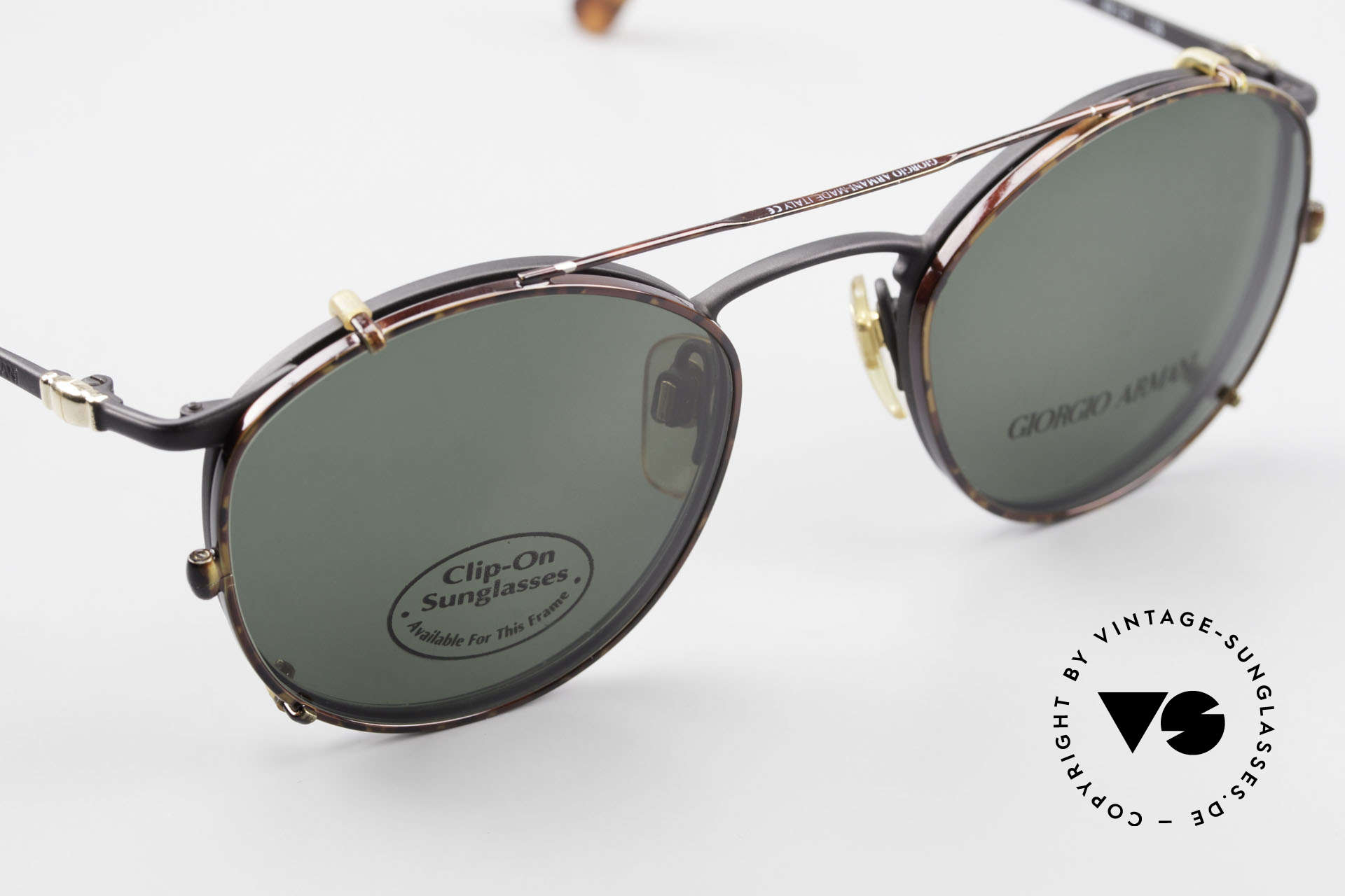 giorgio armani clip on sunglasses