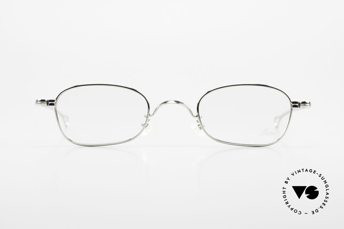 Lunor V 106 Full Metal Frame Platinum, without ostentatious logos (but in a timeless elegance), Made for Men and Women