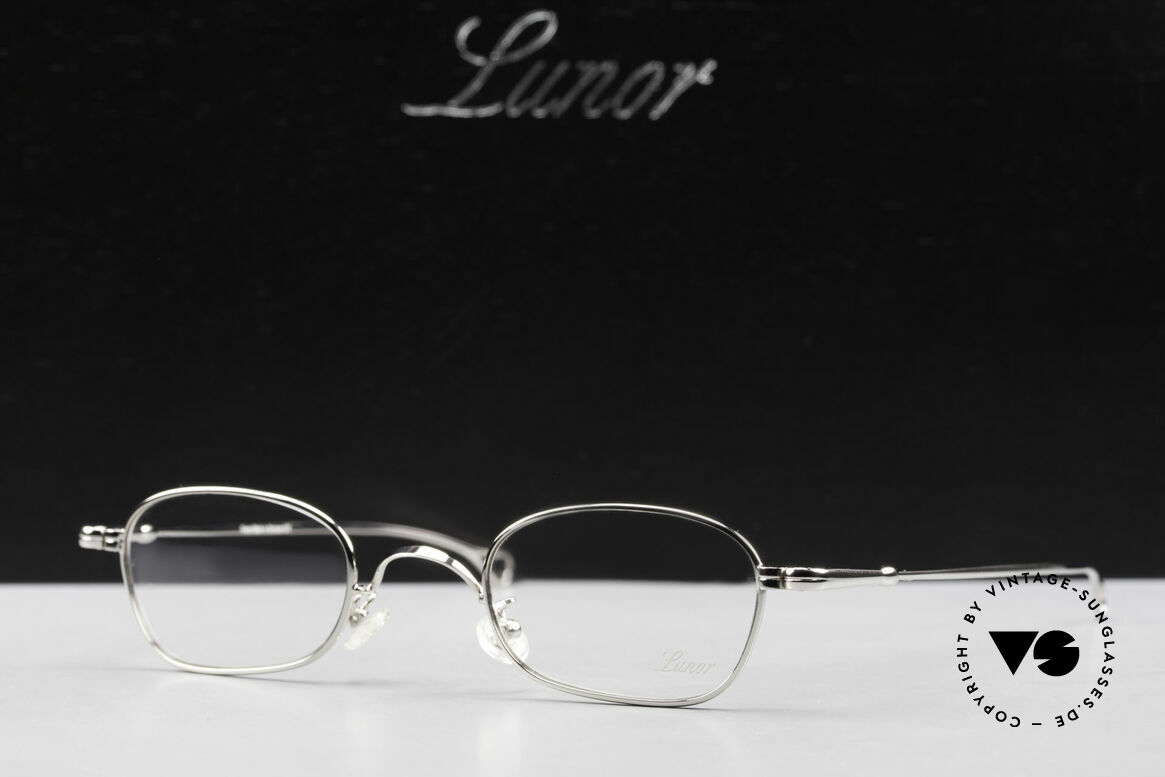 Lunor V 106 Full Metal Frame Platinum, Size: medium, Made for Men and Women