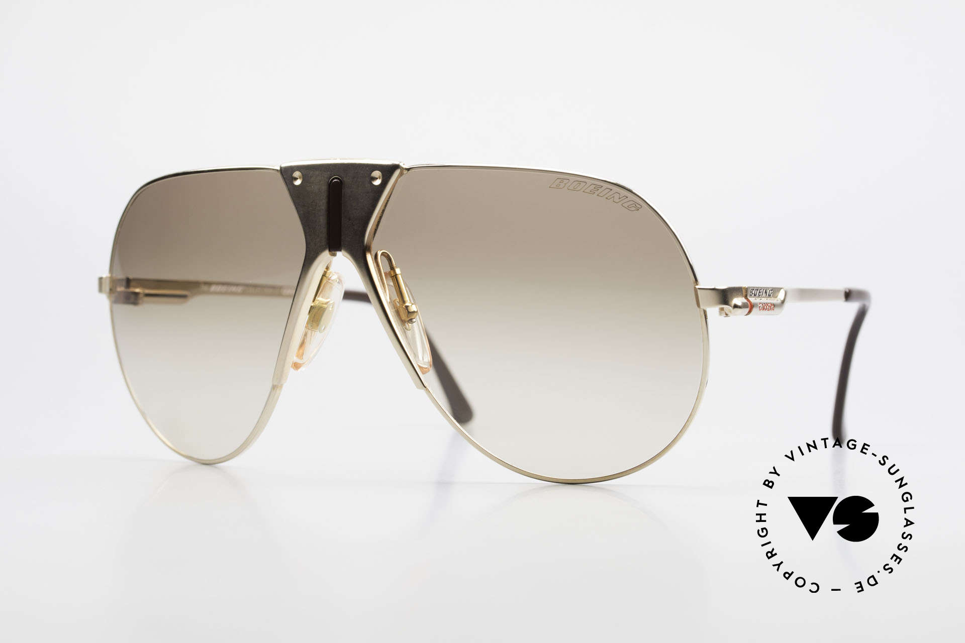 Boeing 5701 Famous 80's Pilots Sunglasses, The BOEING Collection by Carrera from 1988/1989, Made for Men and Women