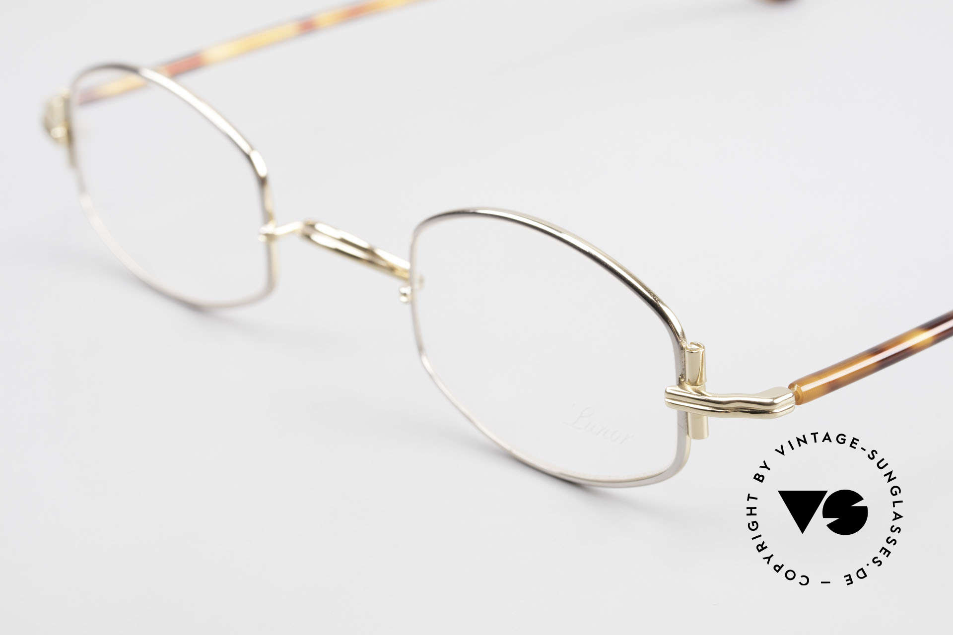 Lunor XA 03 Lunor Eyeglasses True Vintage, model "XA 03" with anatomic bridge and acetate temples, Made for Men and Women