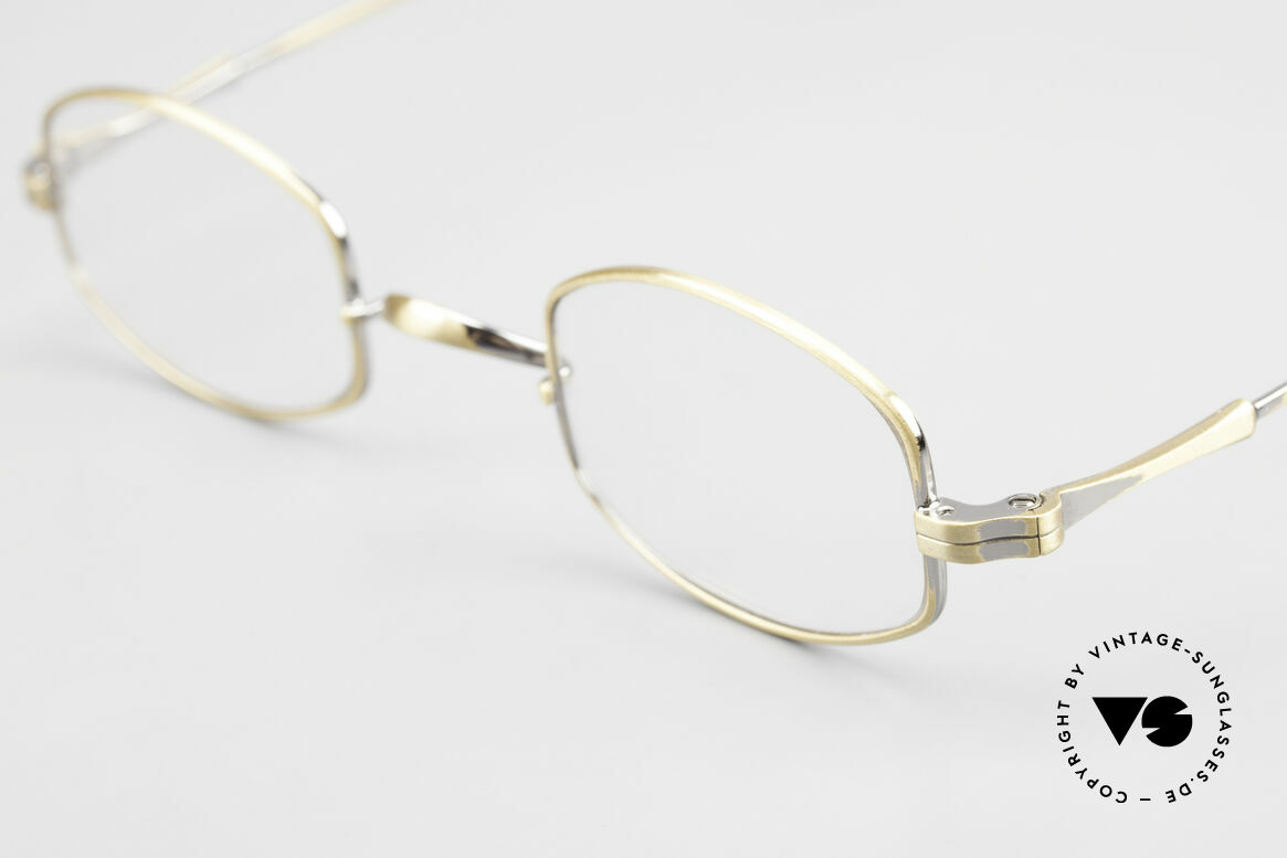 Lunor II 16 Lunor Eyeglasses Old Classic, very interesting frame finish in "antique gold", UNIQUE, Made for Men and Women