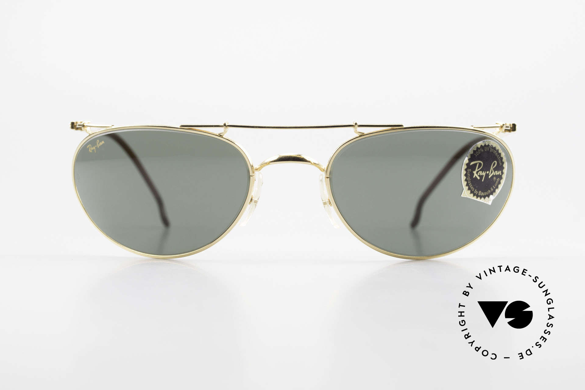 Torment data Repel Sunglasses Ray Ban Deco Metals Wrap Old Bausch Lomb Ray-Ban USA