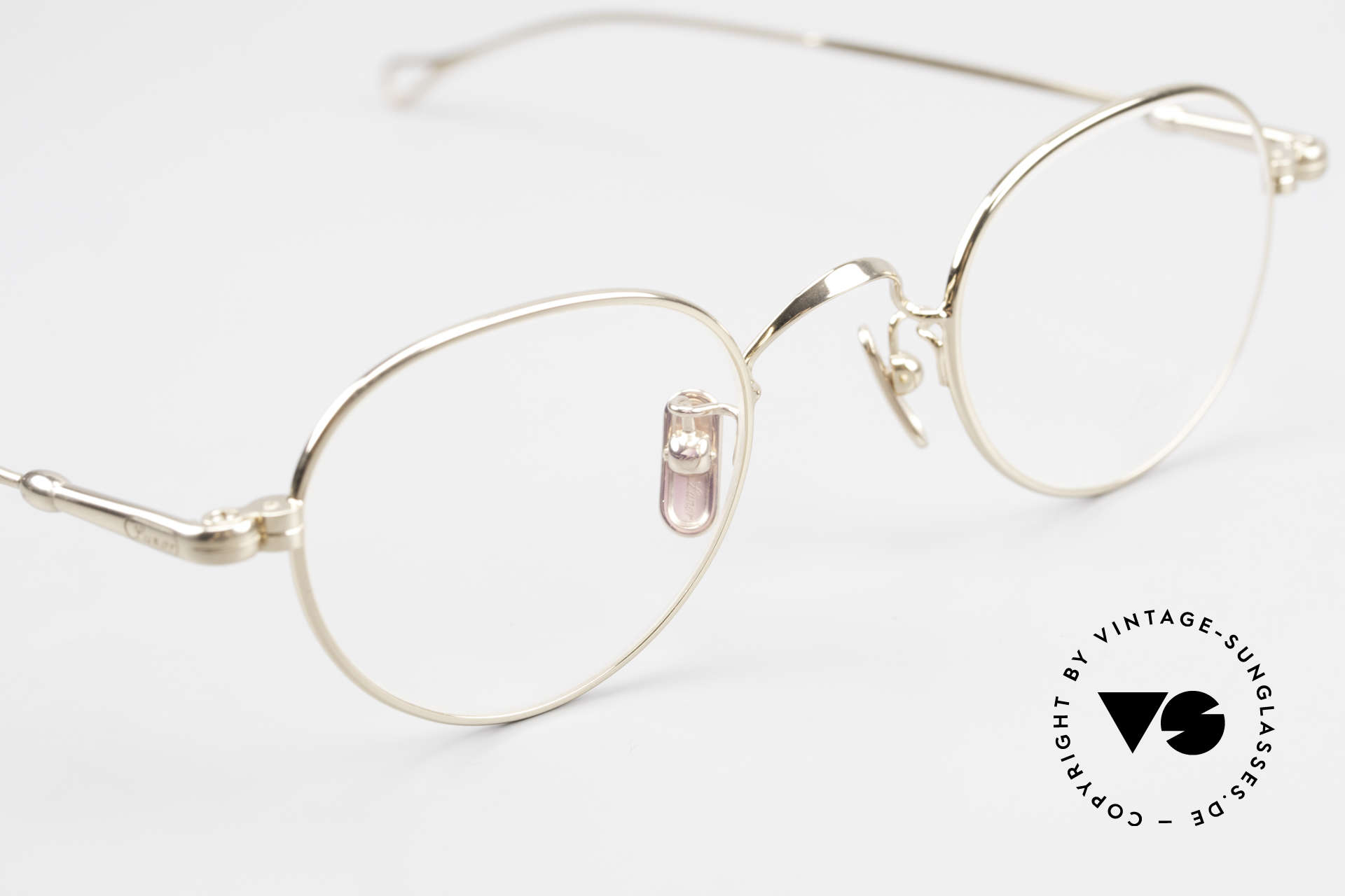Lunor V 107 Panto Eyeglasses Gold Plated, thus, we decided to take it into our vintage collection, Made for Men