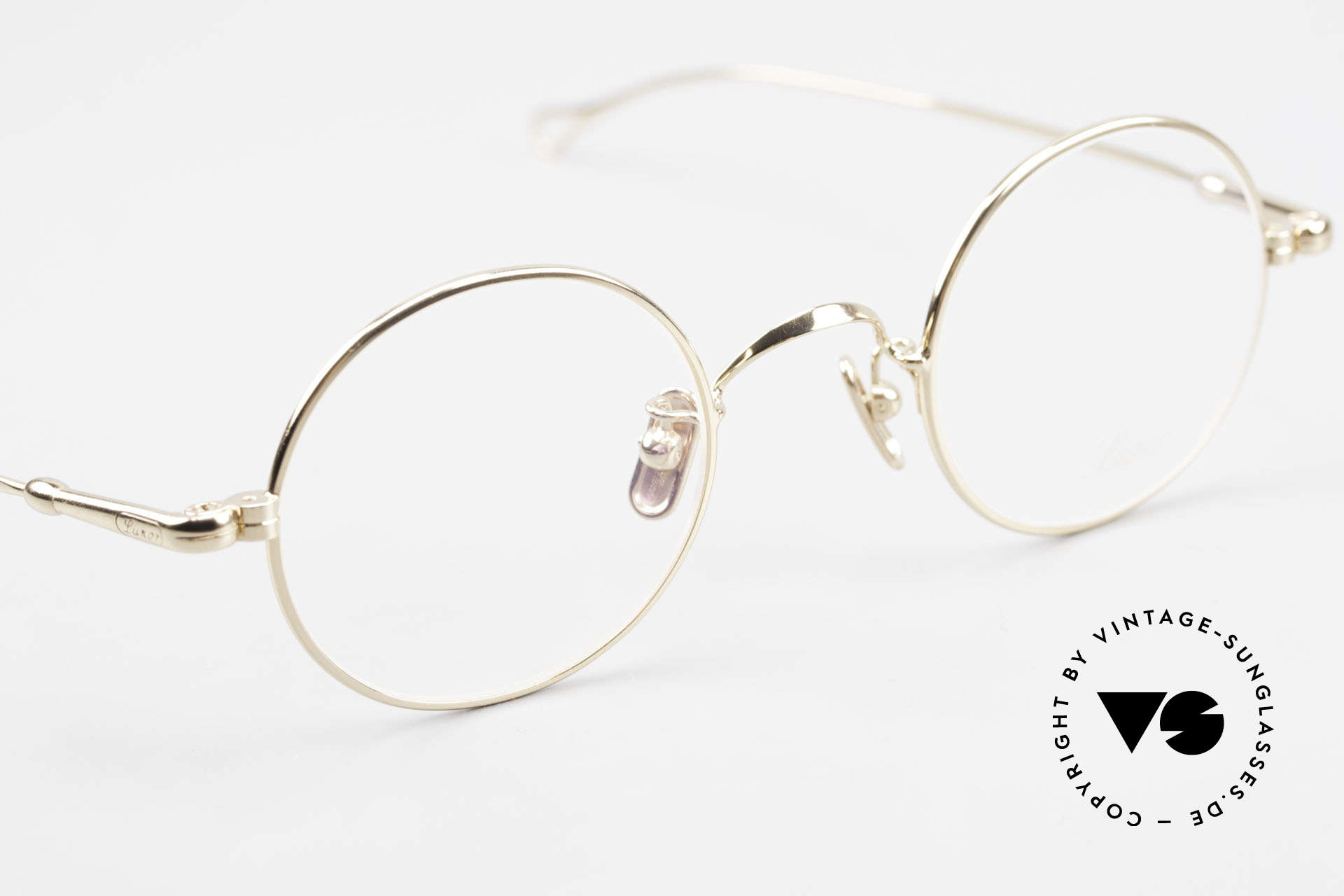 Glasses Lunor V 110 Lunor Round Glasses GP Gold