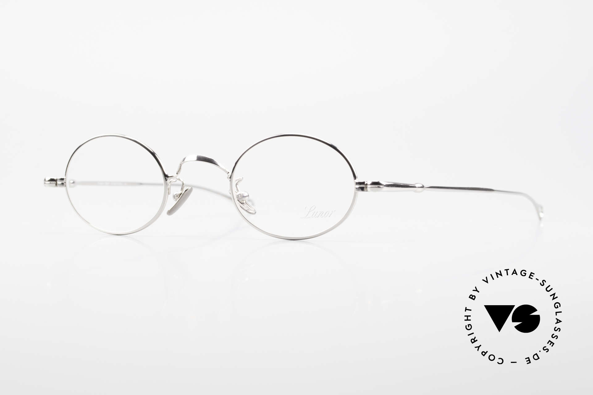 Lunor V 100 Oval Vintage Lunor Glasses, LUNOR: honest craftsmanship with attention to details, Made for Men and Women