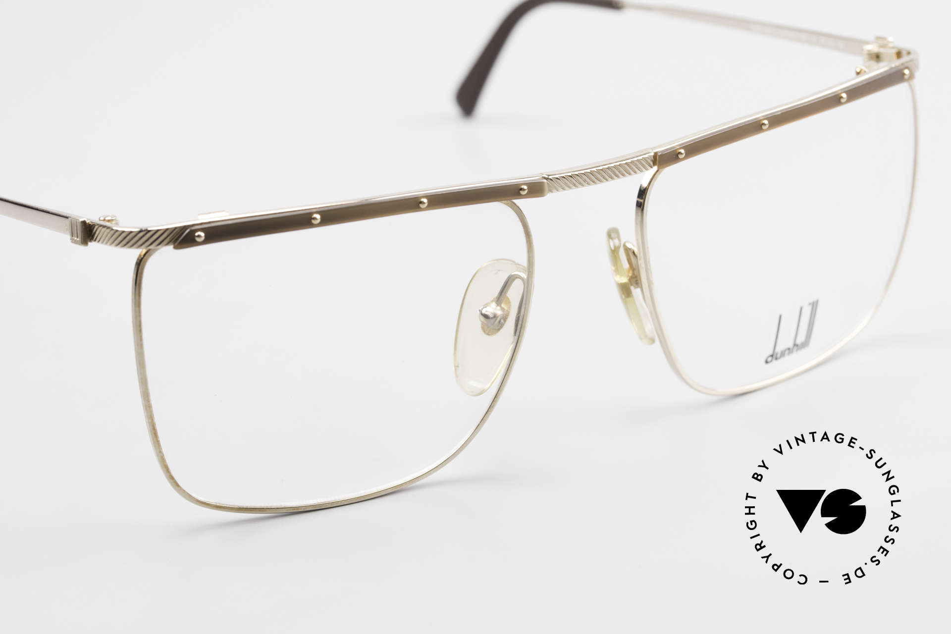 Dunhill 6056 Genuine Horn Trims 80's Frame, unworn (like all our vintage DUNHILL eyewear), Made for Men