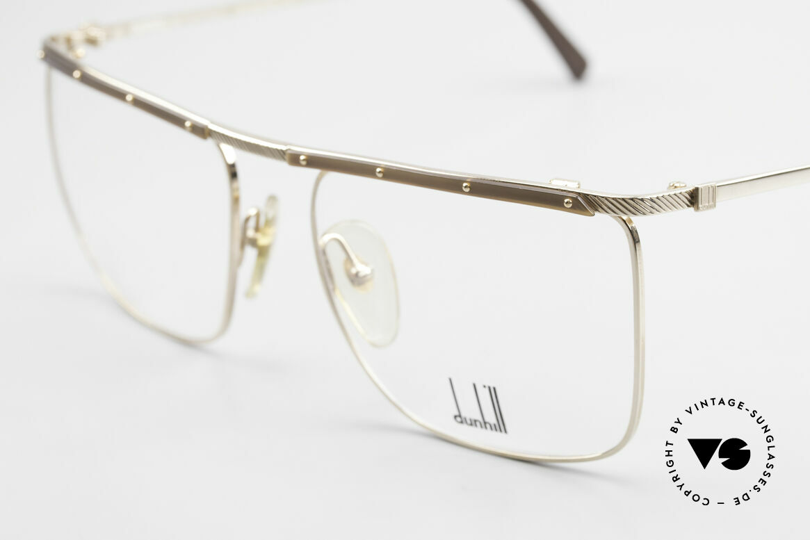 Dunhill 6056 Genuine Horn Trims 80's Frame, a true vintage 80's classic in top-notch quality, Made for Men