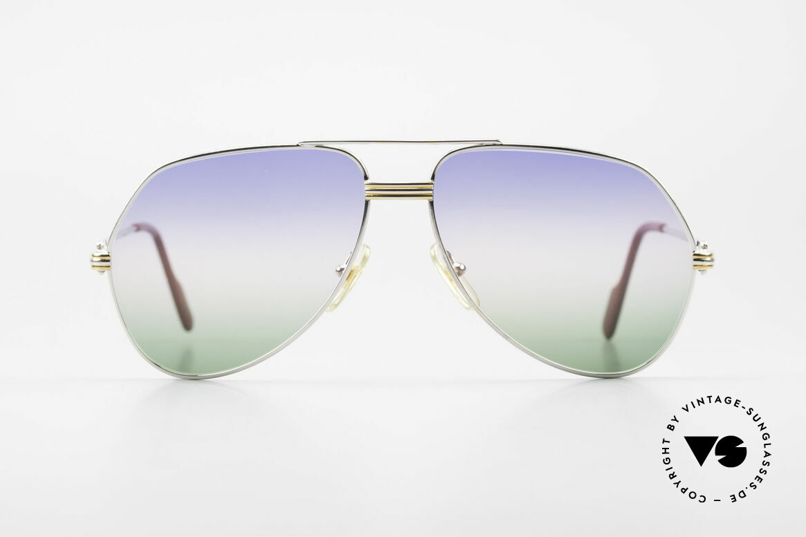 Cartier Vendome LC - M Platinum 80's Shades Aviator, mod. "Vendome" was launched in 1983 & made till 1997, Made for Men