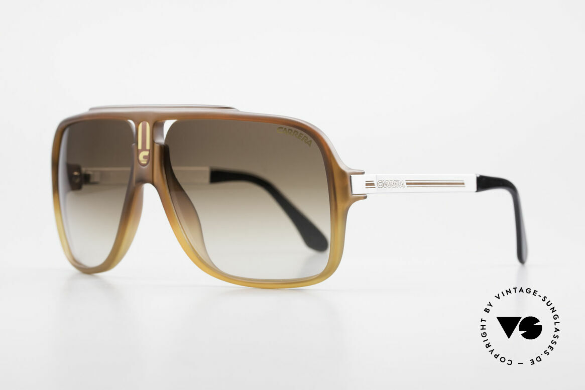 Carrera 5557 Rare Vintage Shades No Retro, men's shades with brown-gradient lenses (100% UV), Made for Men