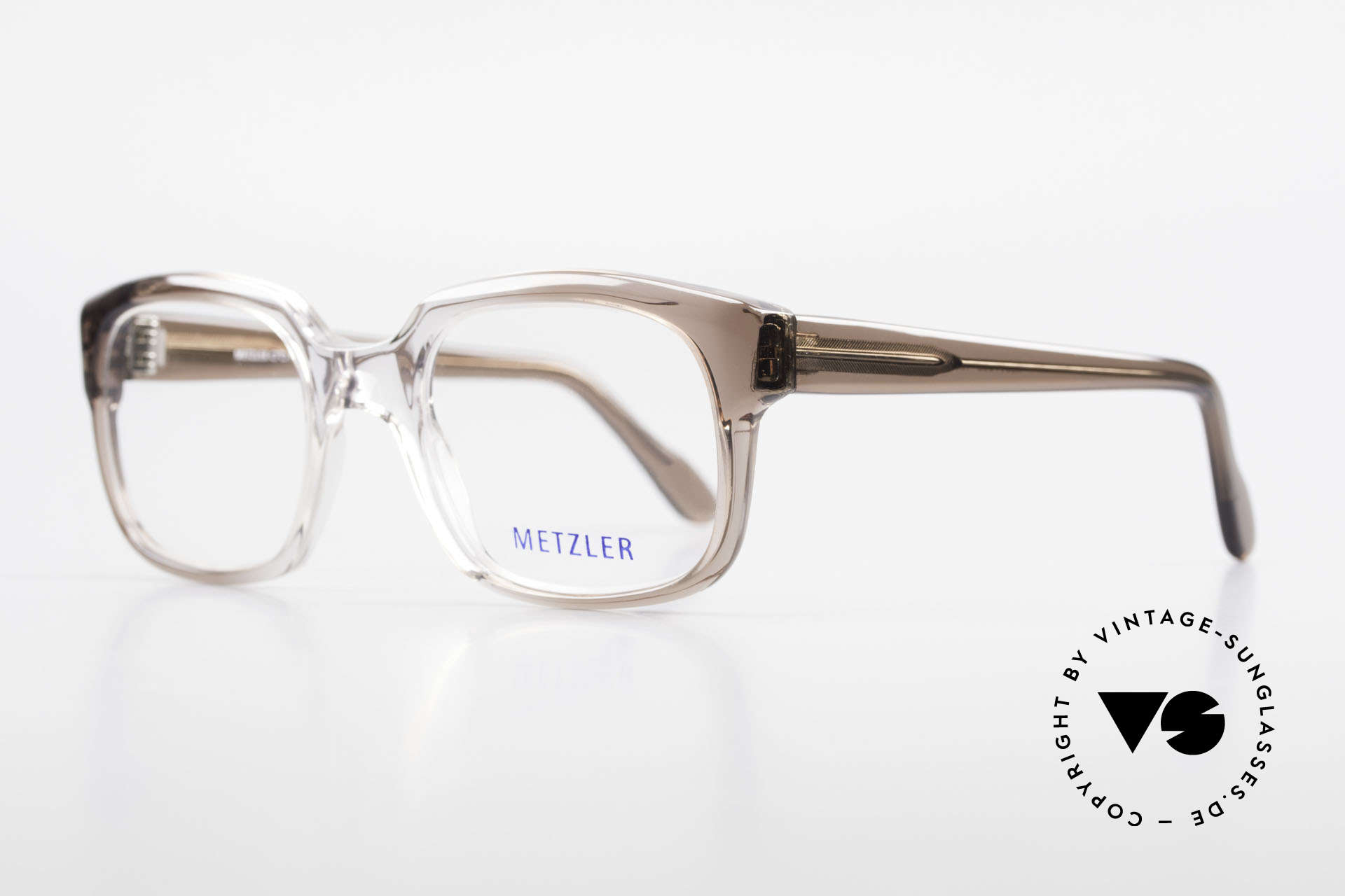 Metzler 7665 Small 80's Old School Eyeglasses, called as 'old school' glasses or 'nerd specs' today, Made for Men