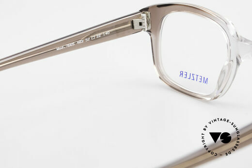 Metzler 7665 Small 80's Old School Eyeglasses, the frame (in S to M size) can be glazed optionally, Made for Men