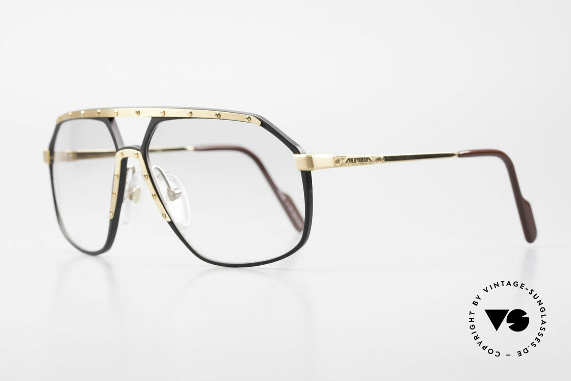 Alpina M6 80's Glasses Light Tinted Lens, famous for the 'W.Germany' frame and the screws, Made for Men
