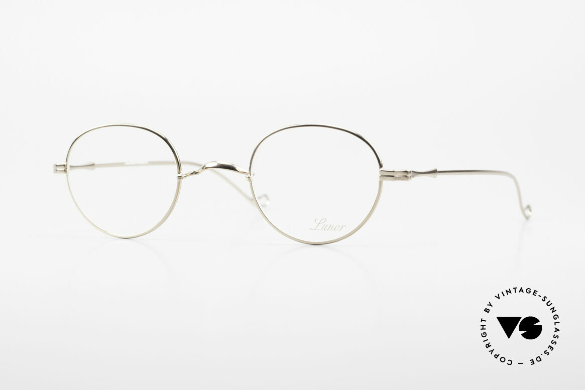Lunor II 22 Lunor Eyeglasses Gold Plated, vintage Lunor eyeglasses of the old "LUNOR II" series, Made for Men and Women