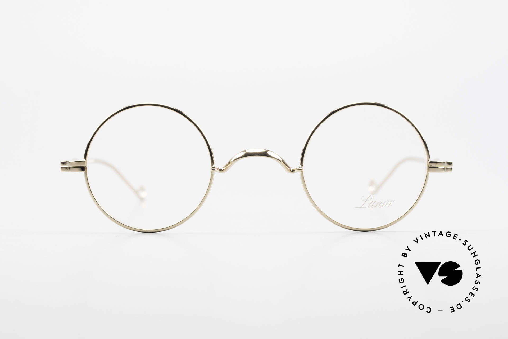 Glasses Lunor II 12 Small Round Gold Glasses
