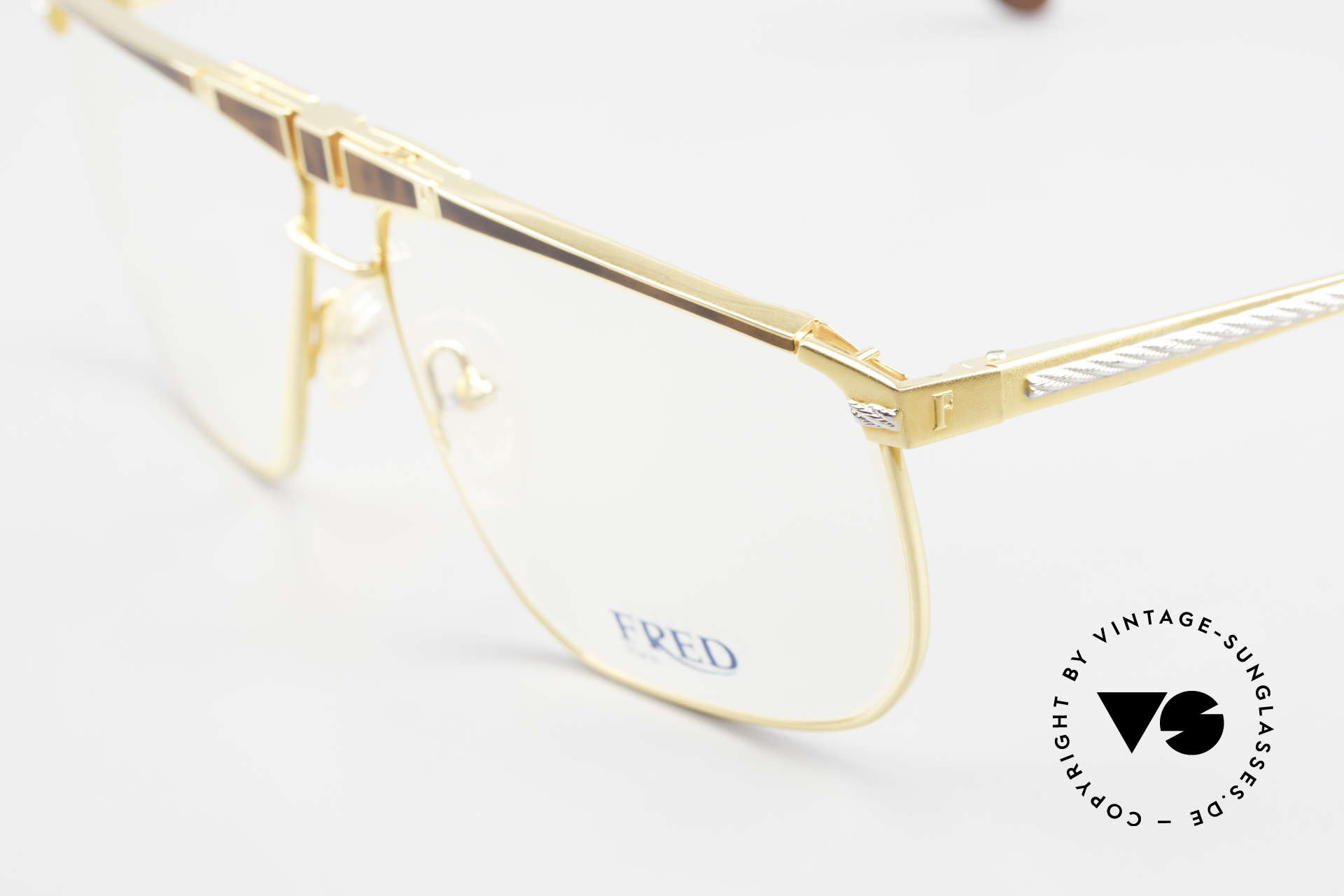 Glasses Fred Ocean Men's Luxury Glasses 22kt Gold