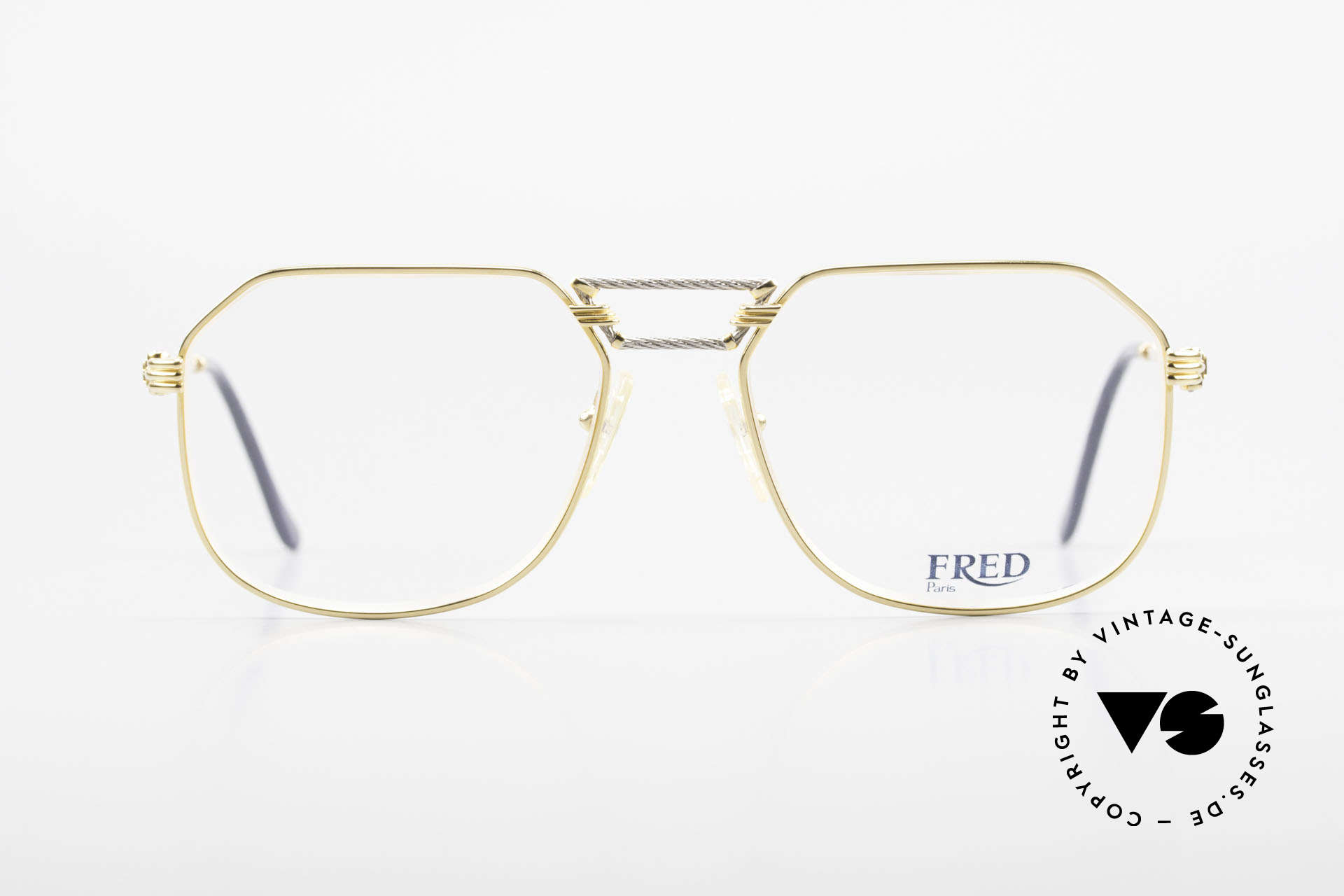 Glasses Fred Cap Horn L Rare Luxury Eyeglasses 80's