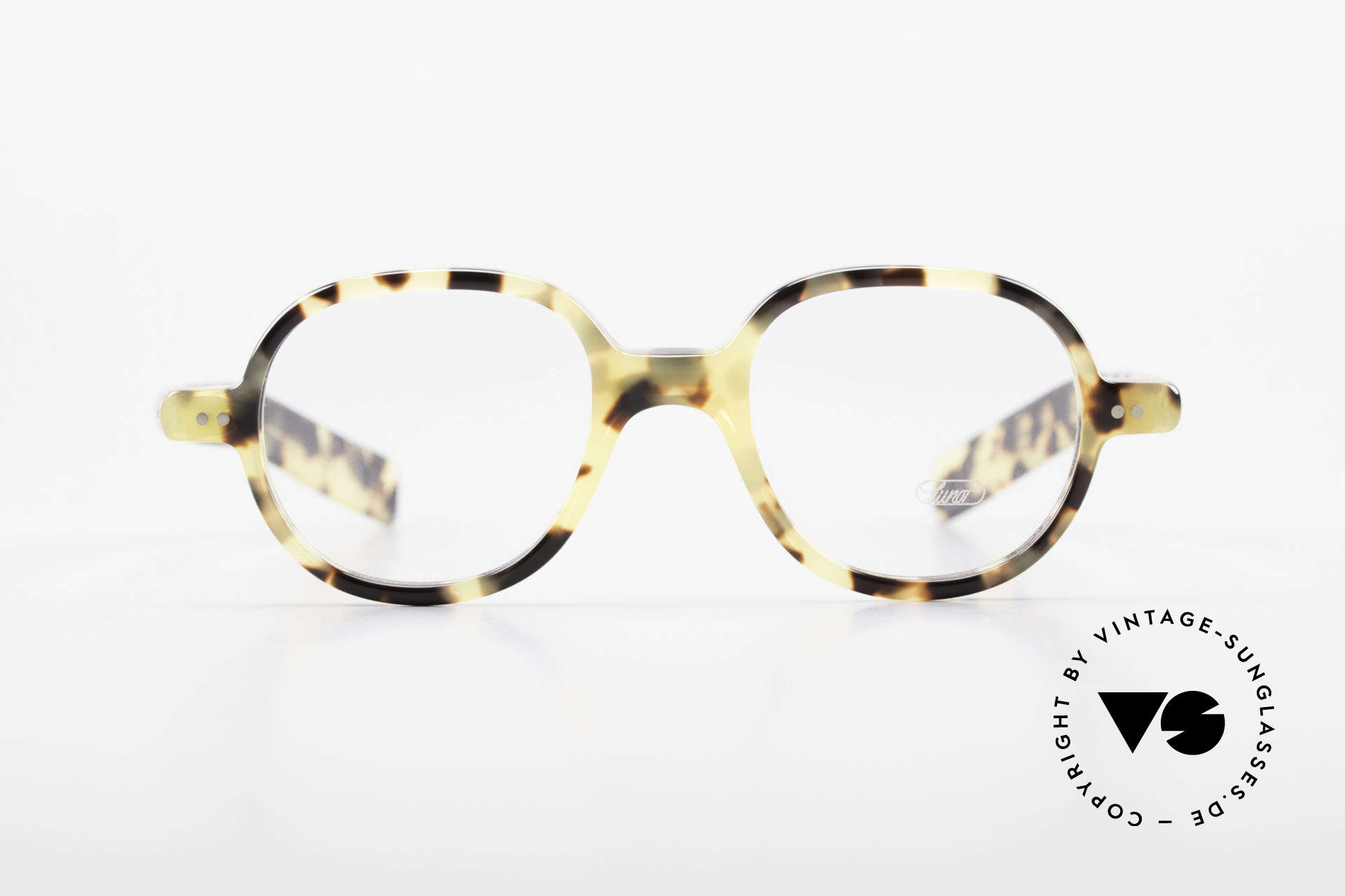 Lunor A50 Round Lunor Glasses Acetate, riveted hinges; cut precise to the tenth of a millimeter, Made for Men and Women
