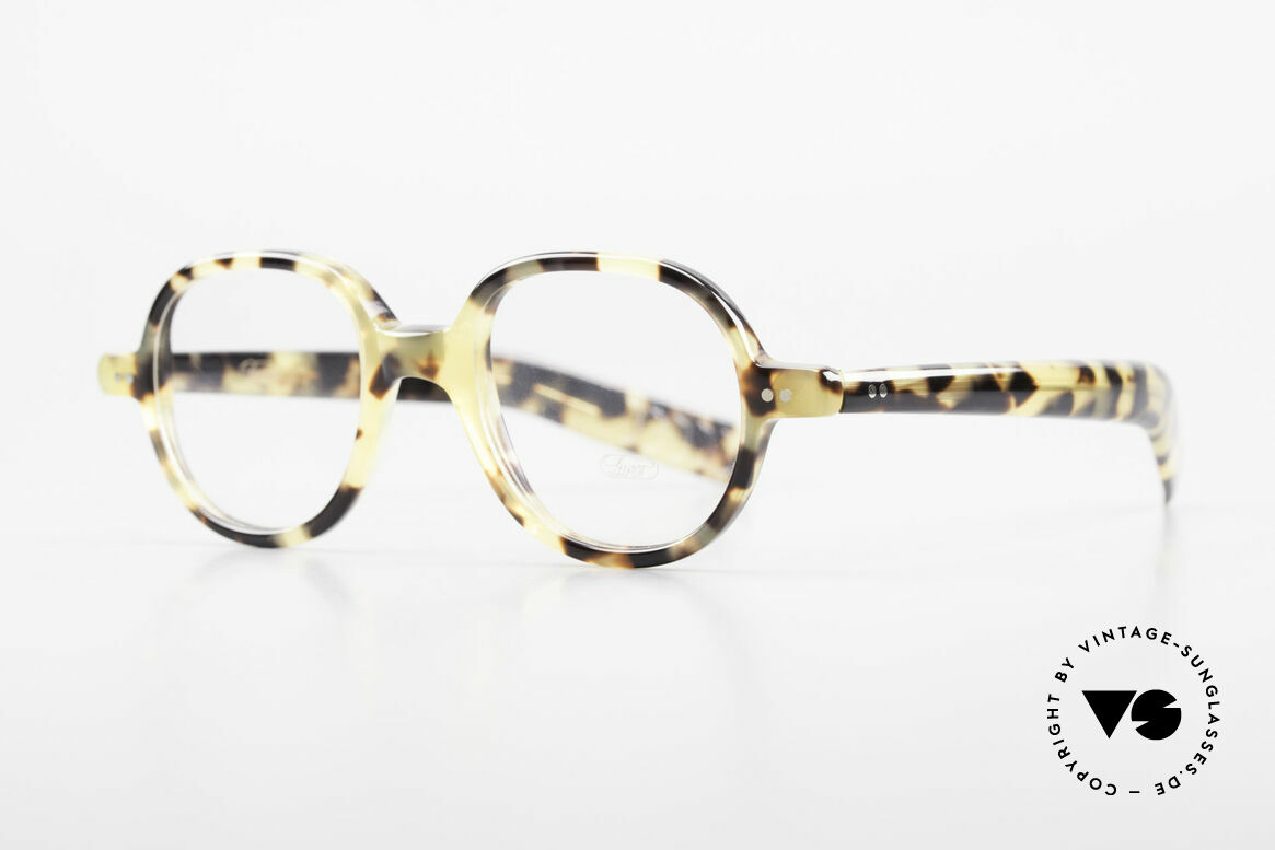 Lunor A50 Round Lunor Glasses Acetate, round frame with a stylish "TOKYO TORTOISE" pattern, Made for Men and Women