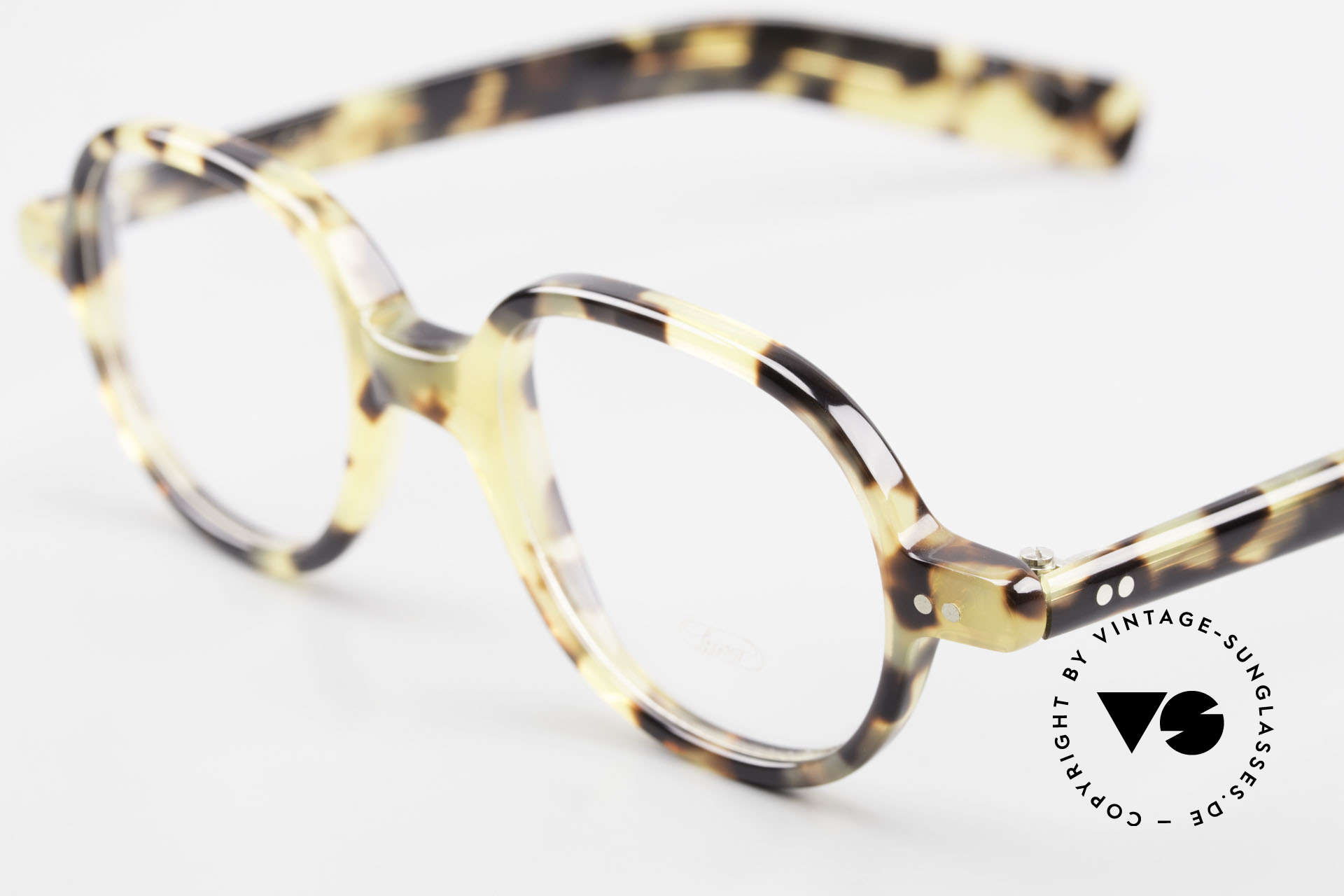 Lunor A50 Round Lunor Glasses Acetate, 100% made in Germany, hand-polished, a true CLASSIC, Made for Men and Women