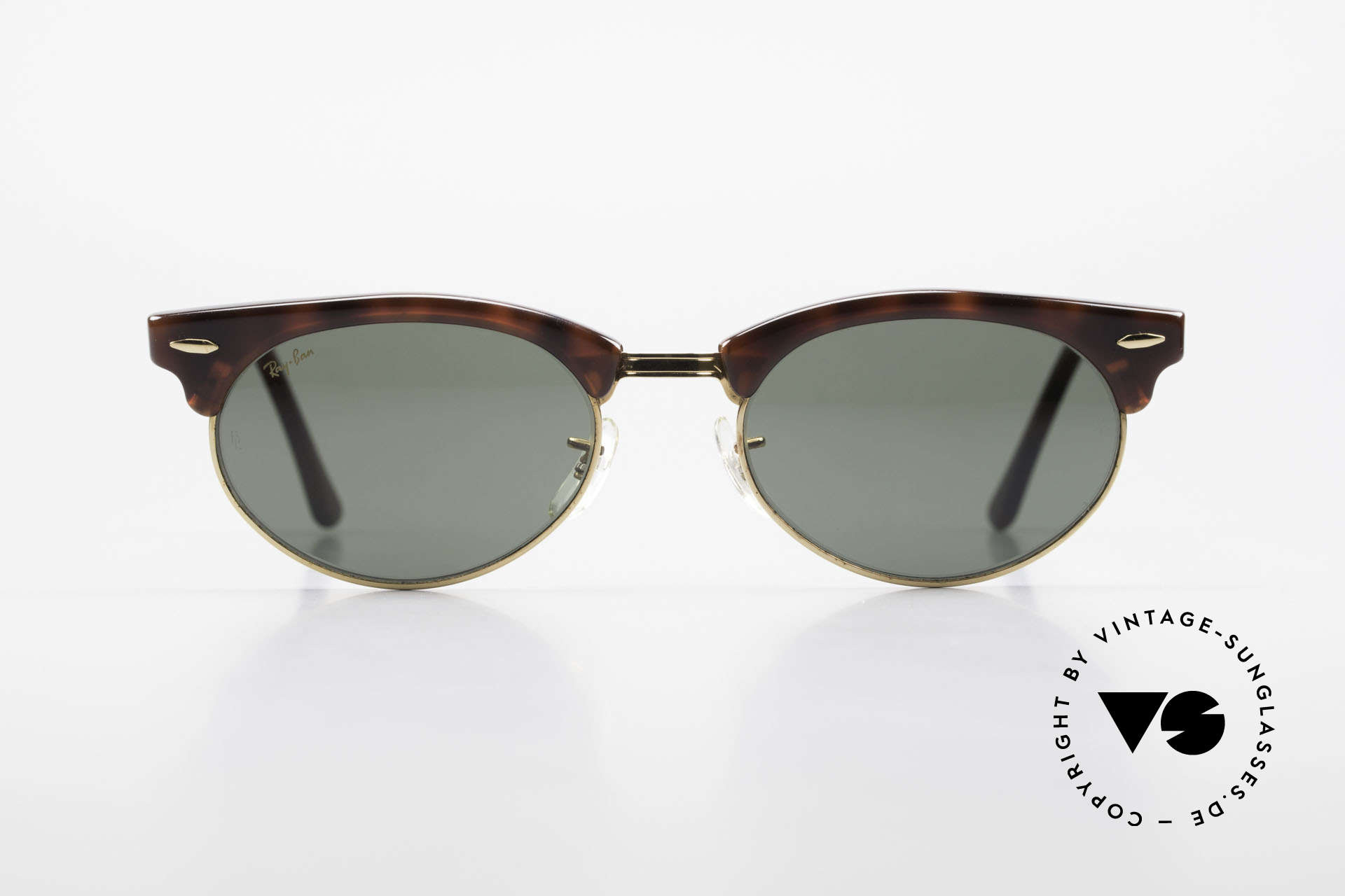 Ray Ban Clubmaster Oval 80's Bausch & Lomb Original, still one of the most popular vintage sunglasses, Made for Men and Women