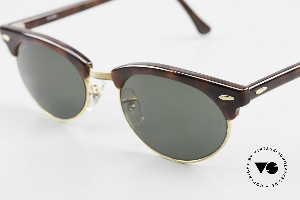 Ray Ban Clubmaster Oval 80's Bausch & Lomb Original, NO RETRO sunglasses, but a 30 years old RARITY, Made for Men and Women