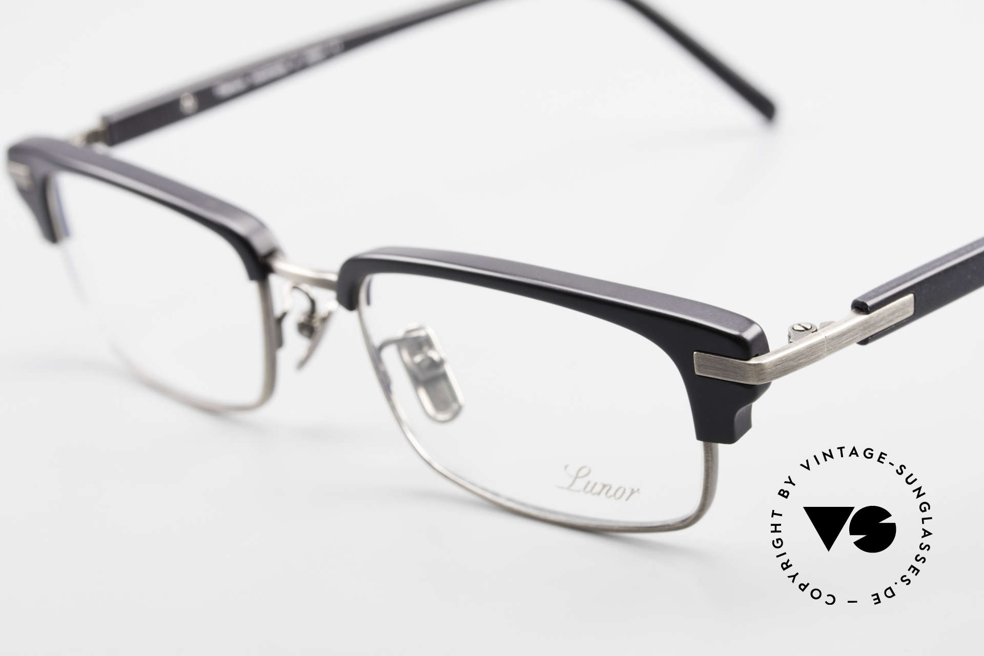 Lunor Combi II Mod 80 Combi Titanium Eyeglasses, unworn (like all our luxury eyeglass-frames by LUNOR), Made for Men and Women