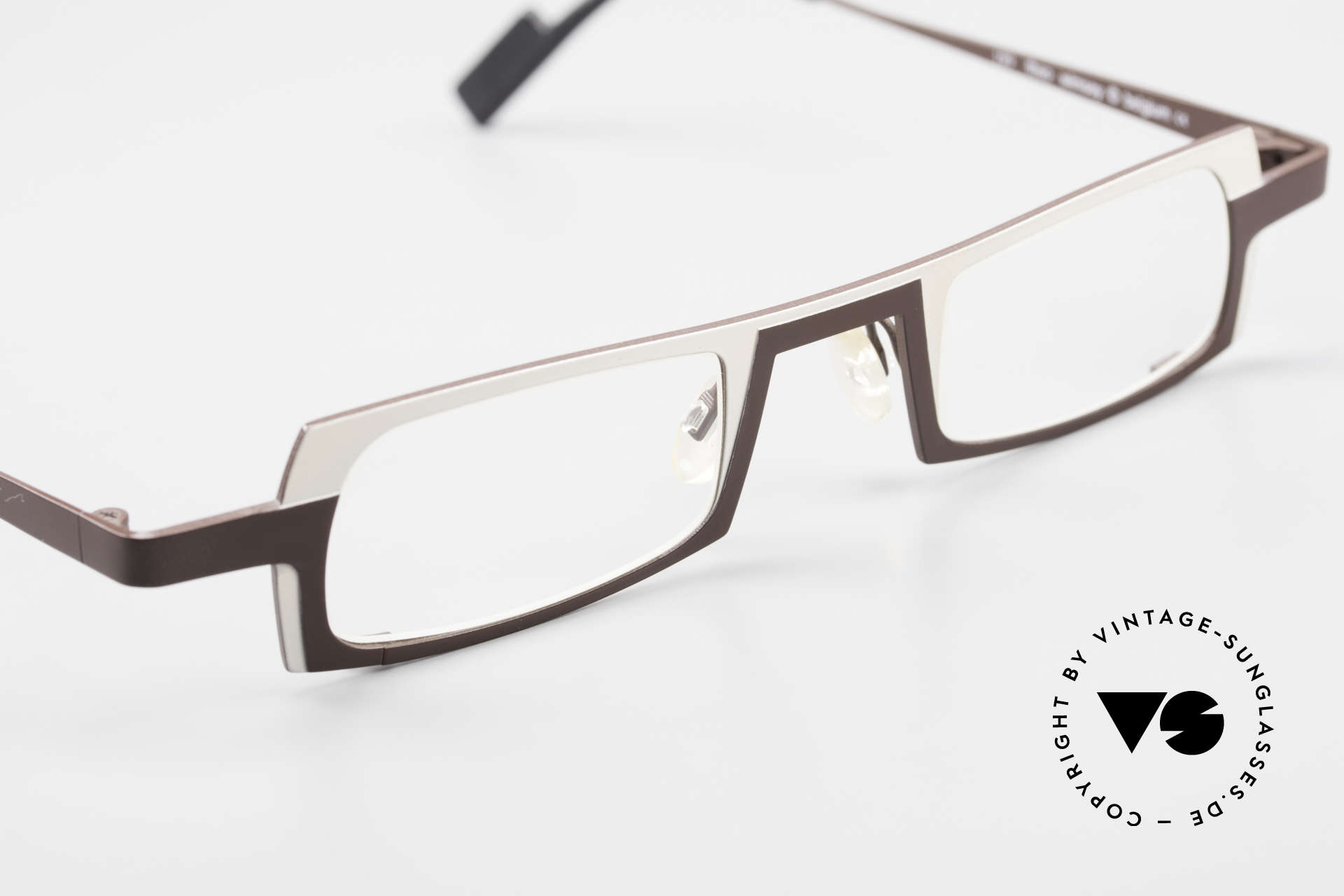 Glasses Theo Belgium Wimsey Square Men's Glasses Titanium