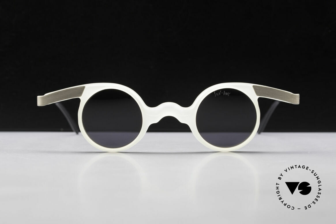Sunboy SB39 Vintage No Retro Sunglasses, spectacular frame construction - a true eye-catcher, Made for Men and Women