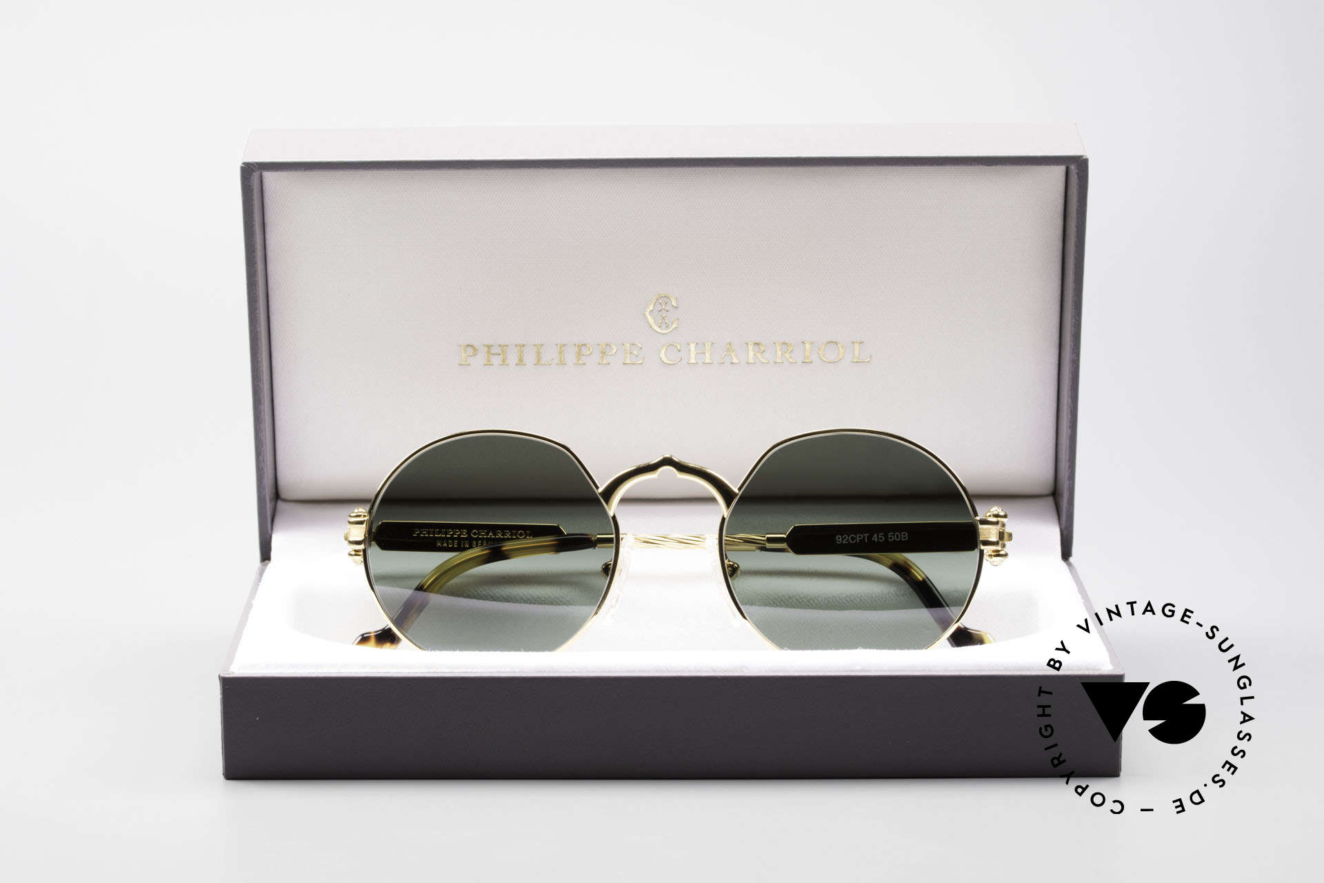 Philippe Charriol 92CPT Insider Luxury Sunglasses 80's, Size: medium, Made for Men