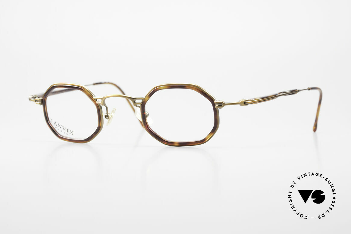 Lanvin 1222 Octagonal Combi Glasses 90's, octagonal 'combi glasses' by LANVIN, PARIS, Made for Men and Women