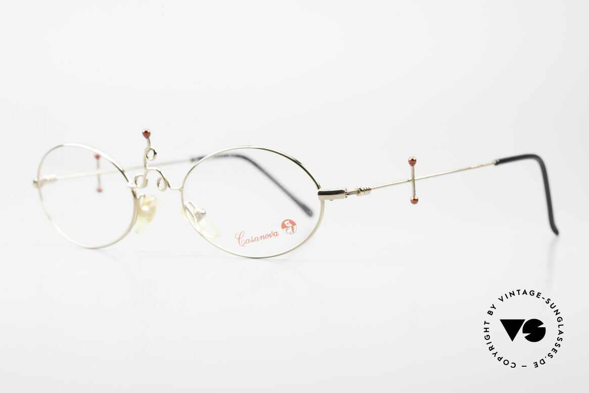 Casanova Arché 1 Art Glasses 80's Gold Plated, Arché Series = most precious creations by CASANOVA, Made for Women