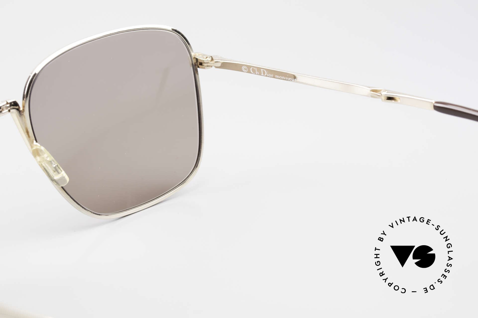 Christian Dior 2287 Monsieur Folding Sunglasses, brown sun lenses could be replaced with prescriptions, Made for Men