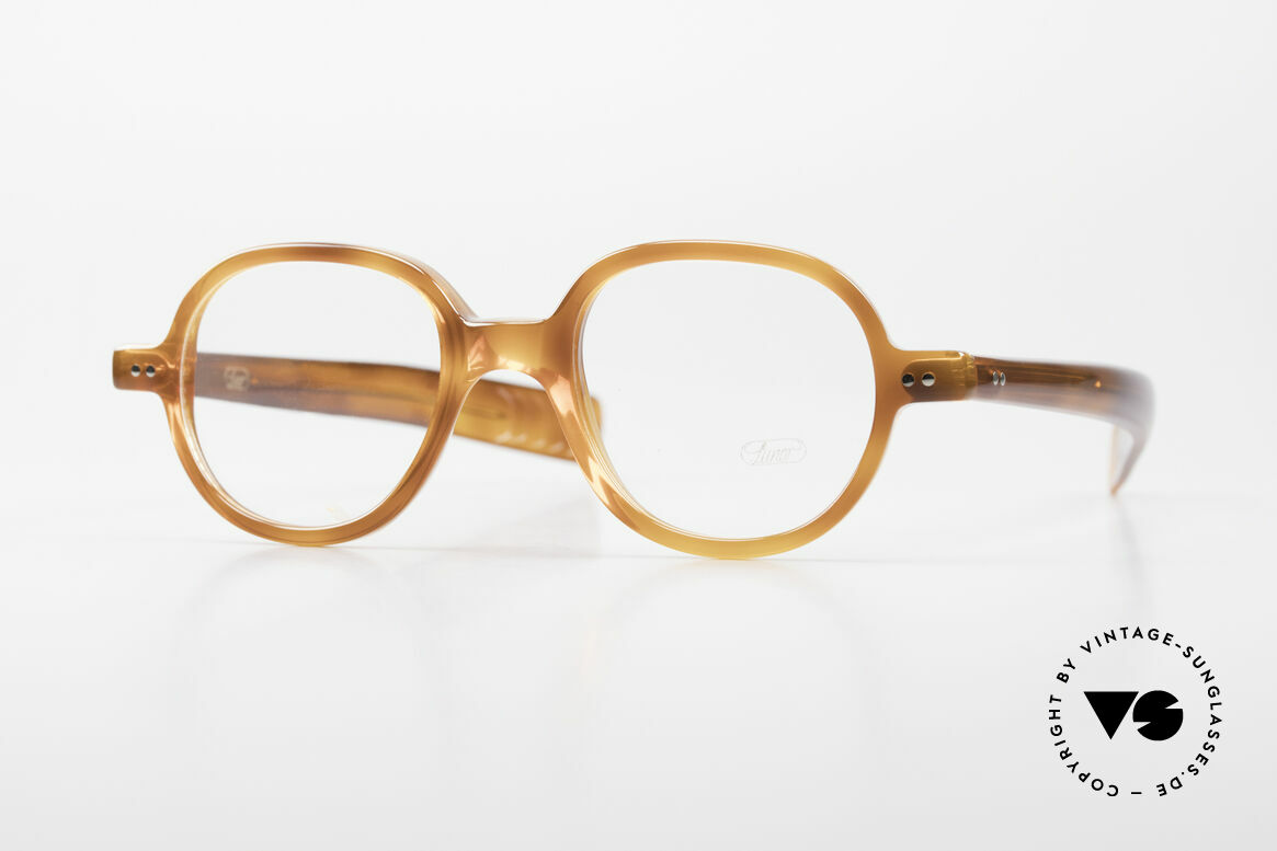 Lunor A50 Round Panto Acetate Glasses, LUNOR glasses, model 50 from the Acetate collection, Made for Men and Women