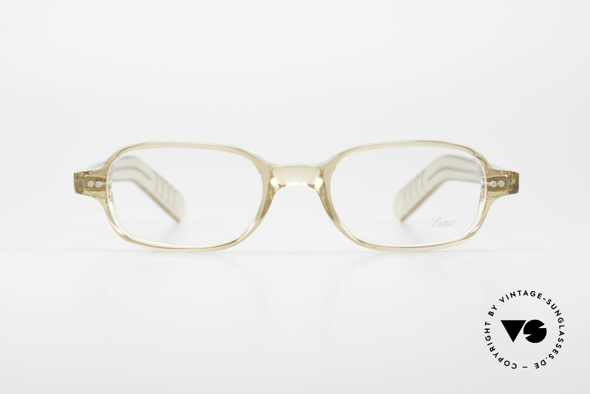 Lunor A56 Classic Lunor Acetate Glasses, riveted hinges; cut precise to the tenth of a millimeter, Made for Men and Women