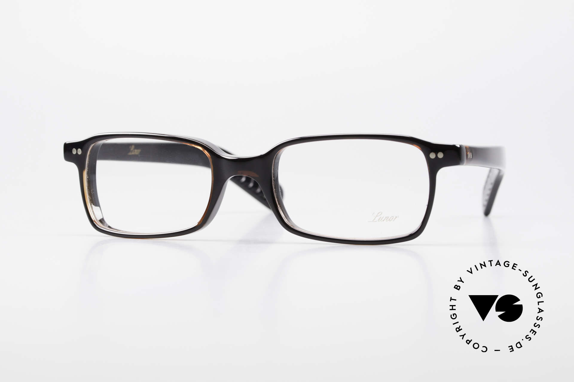 Lunor A55 Square Lunor Glasses Acetate, A 55: square Lunor glasses from the Acetate collection, Made for Men and Women