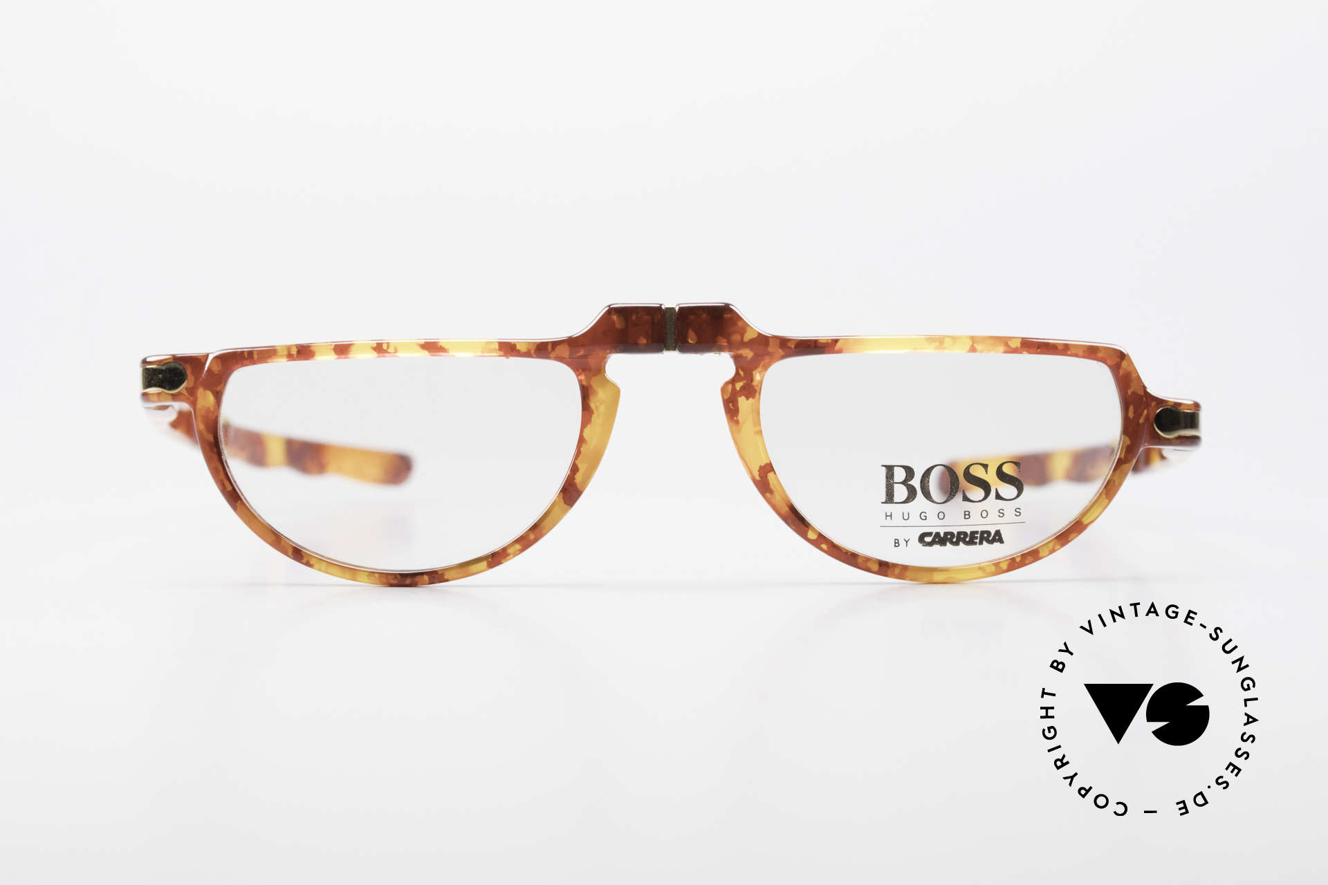 BOSS 5103 90's Folding Reading Glasses, full name: Hugo Boss by Carrera 5103, 13, 49-21, 145, Made for Men and Women