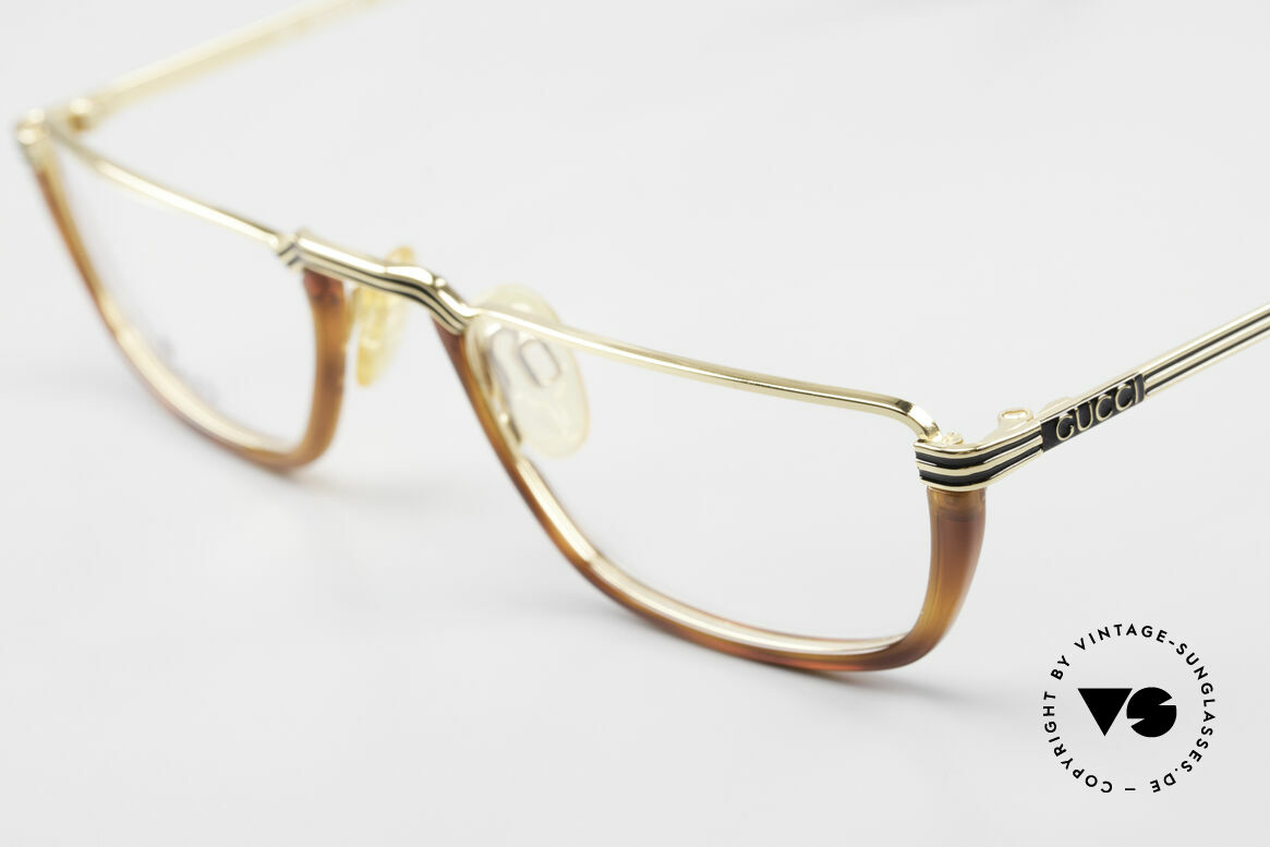 Gucci 1306 Designer Reading Eyeglasses, crafted for ergonomical shift on your nose bridge, Made for Men