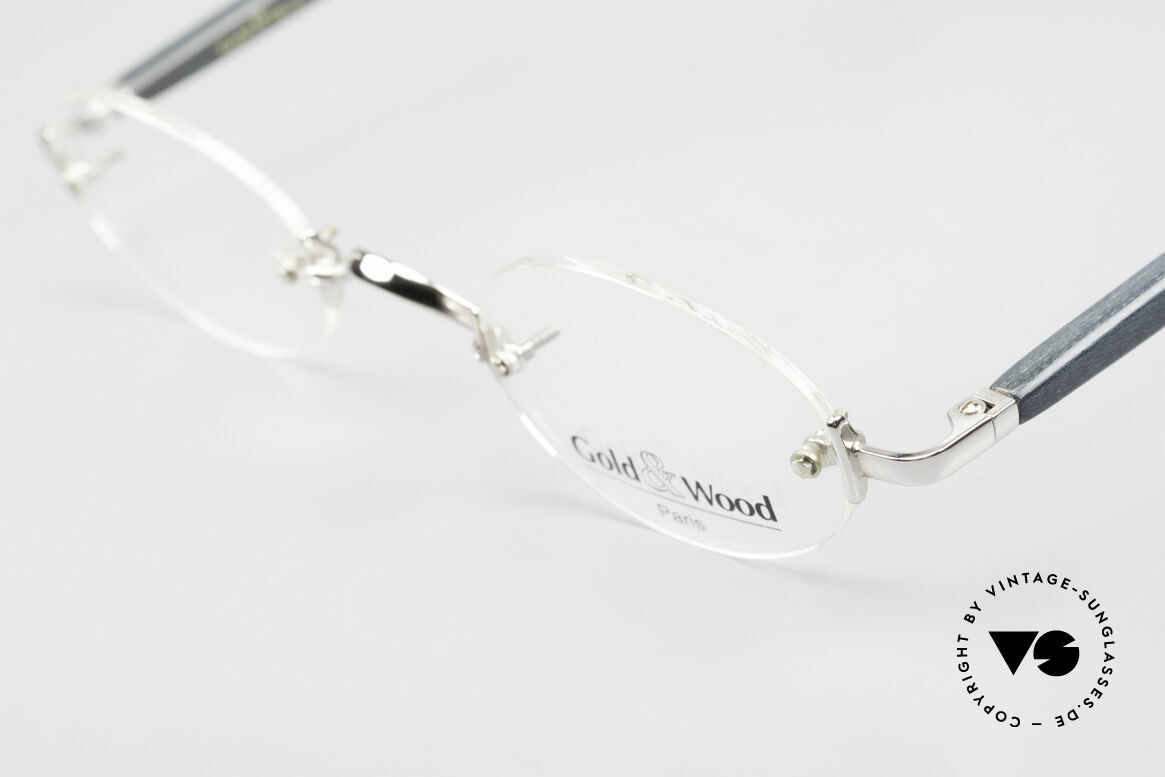 Gold & Wood 338 Luxury Rimless Specs Oval 90's, unworn rarity (for all lovers of quality), unique, Made for Men and Women