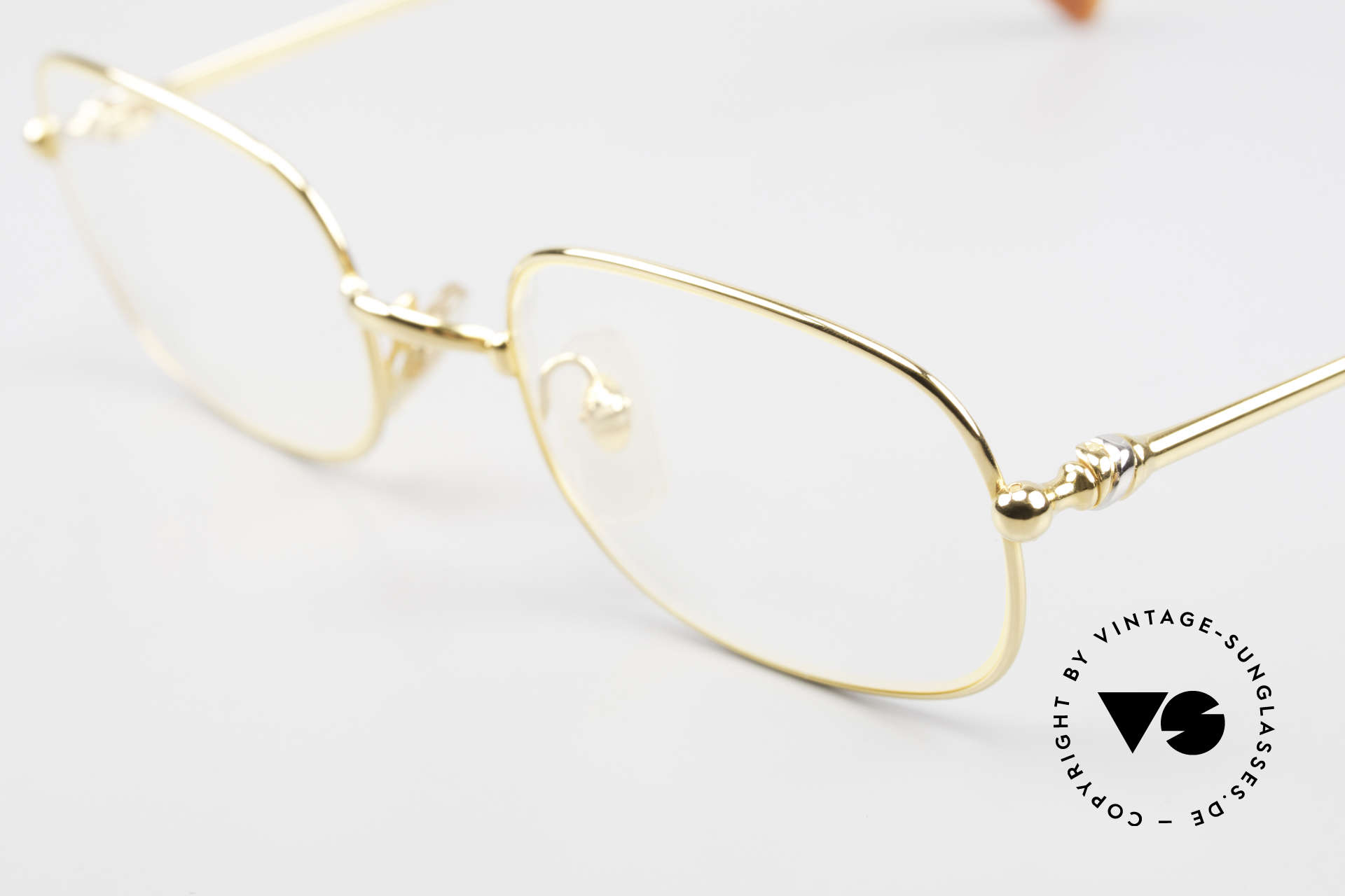 Cartier Deimios Rare Luxury Eyeglasses 90's, precious & timeless design in medium size 52/21, 135, Made for Men and Women